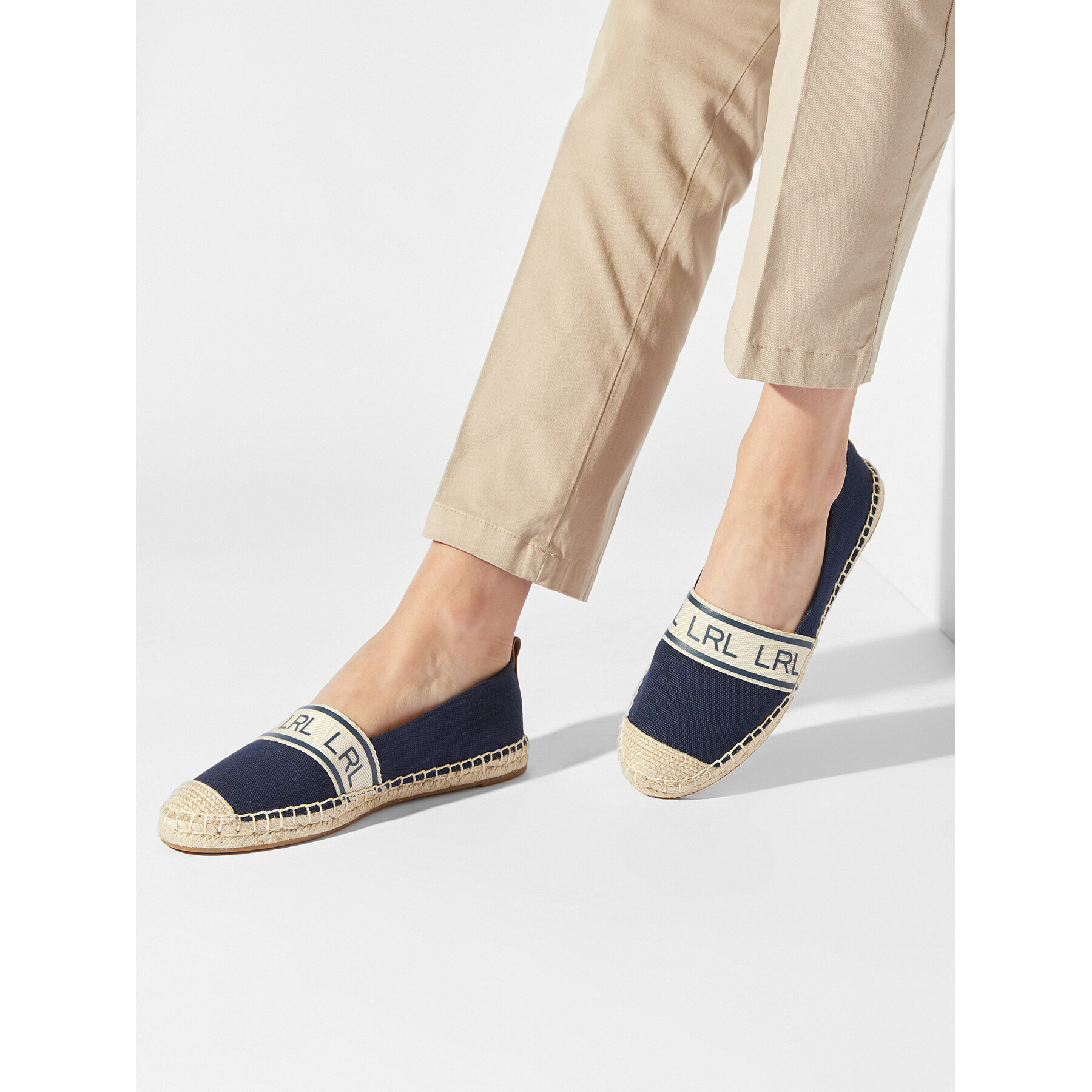 Espadrilky Lauren Ralph Lauren Caylee II 802891448001 Tmavomodrá