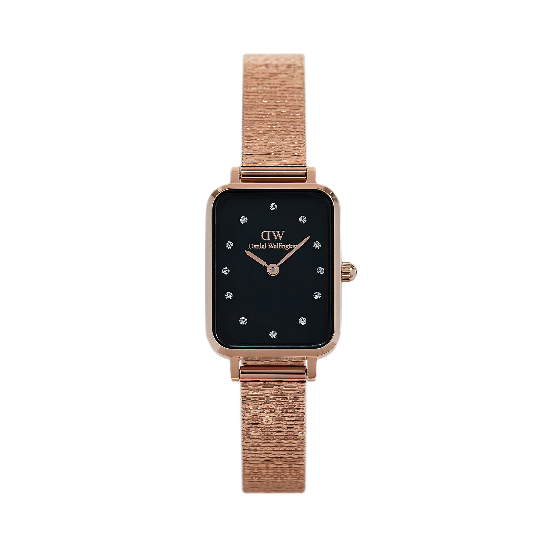 Часовник Daniel Wellington Quadro Lumine Pressed Piano DW00100579 Златист