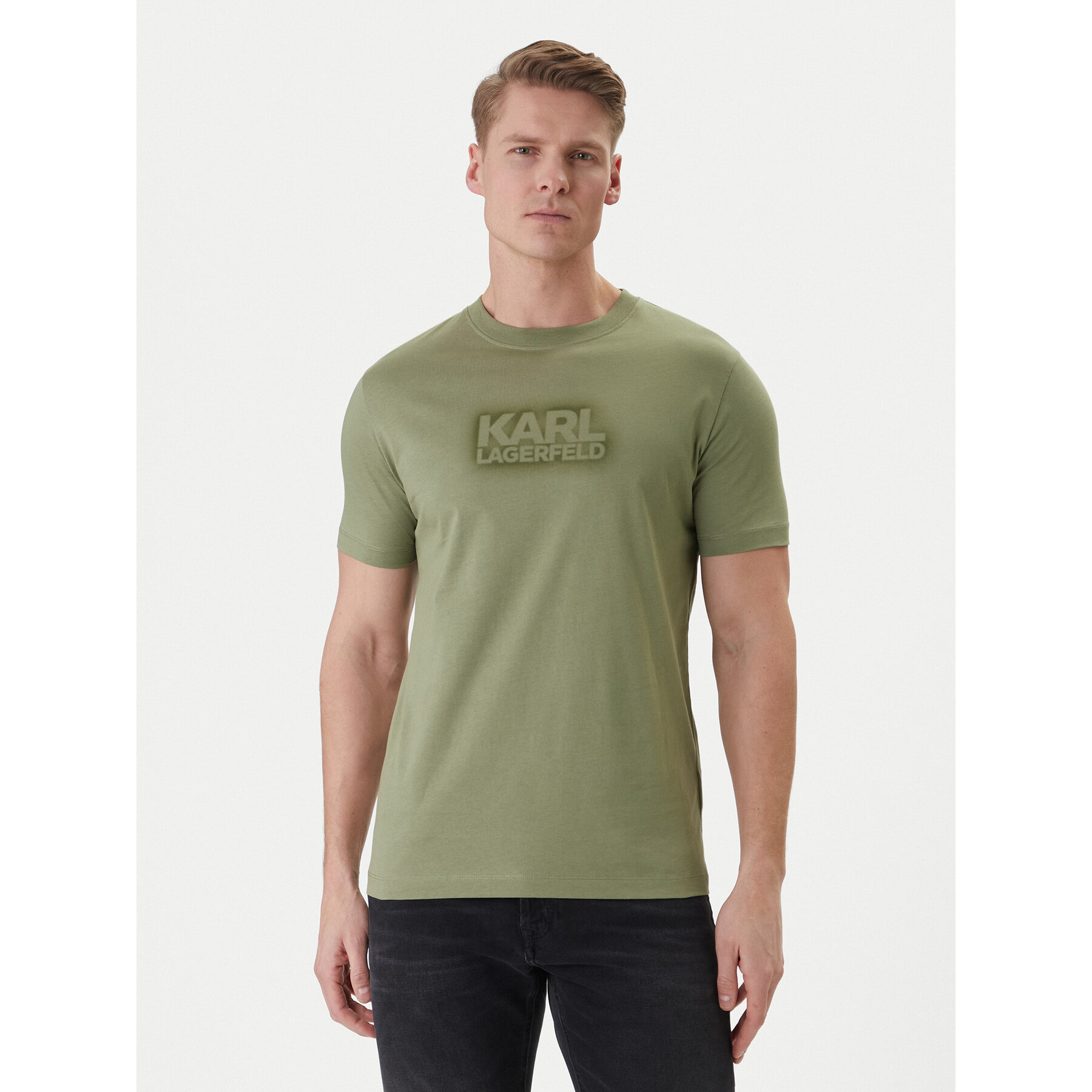 KARL LAGERFELD T-Shirt 755060 562242 Grün Regular Fit
