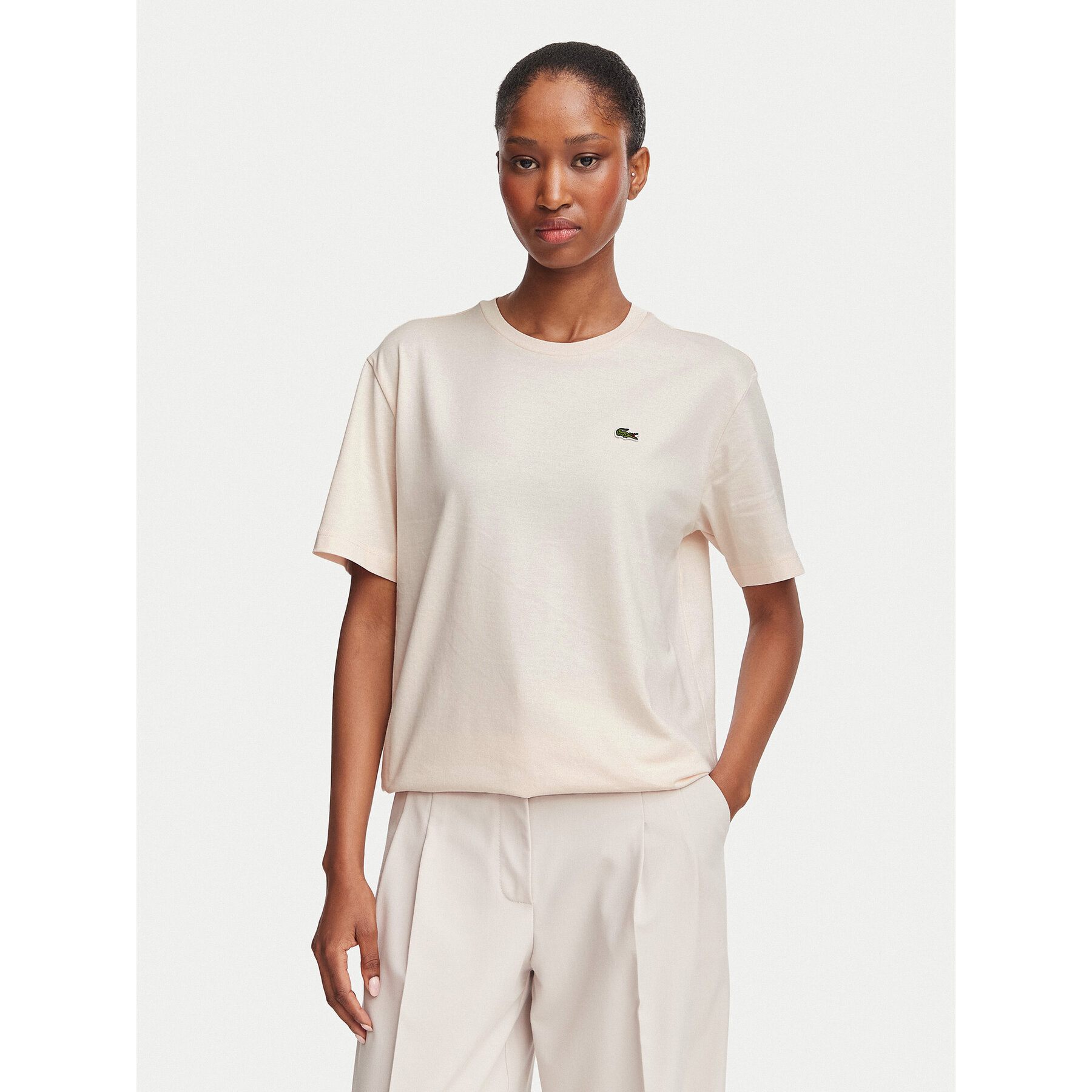Lacoste T-Shirt TF7215 Hellrosa Regular Fit