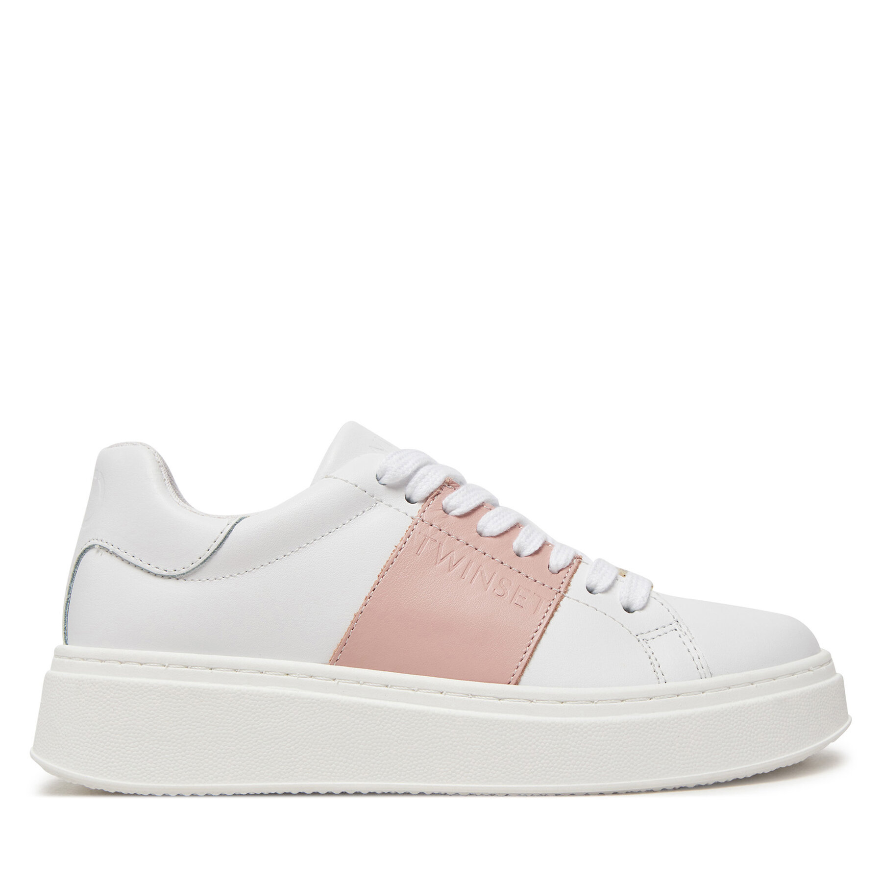Sneakersy TWINSET 251GCJ012 Bílá
