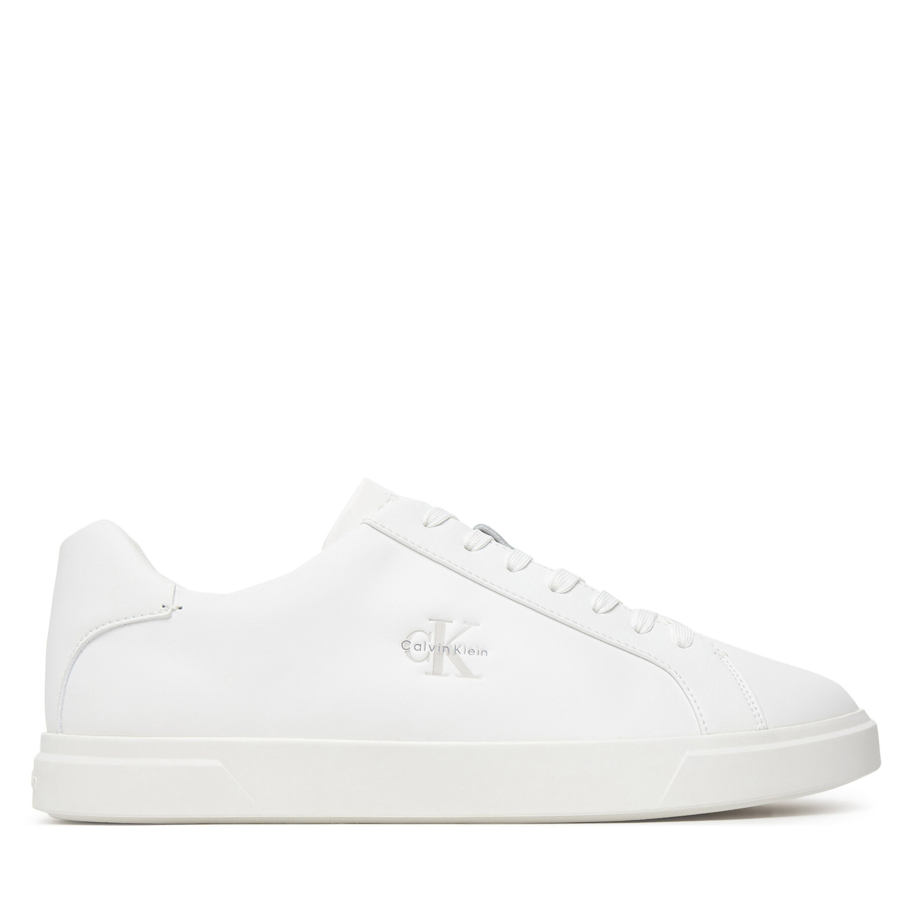 Сникърси Calvin Klein Low Prof Cupsole Lth HM0HM02123 Бял