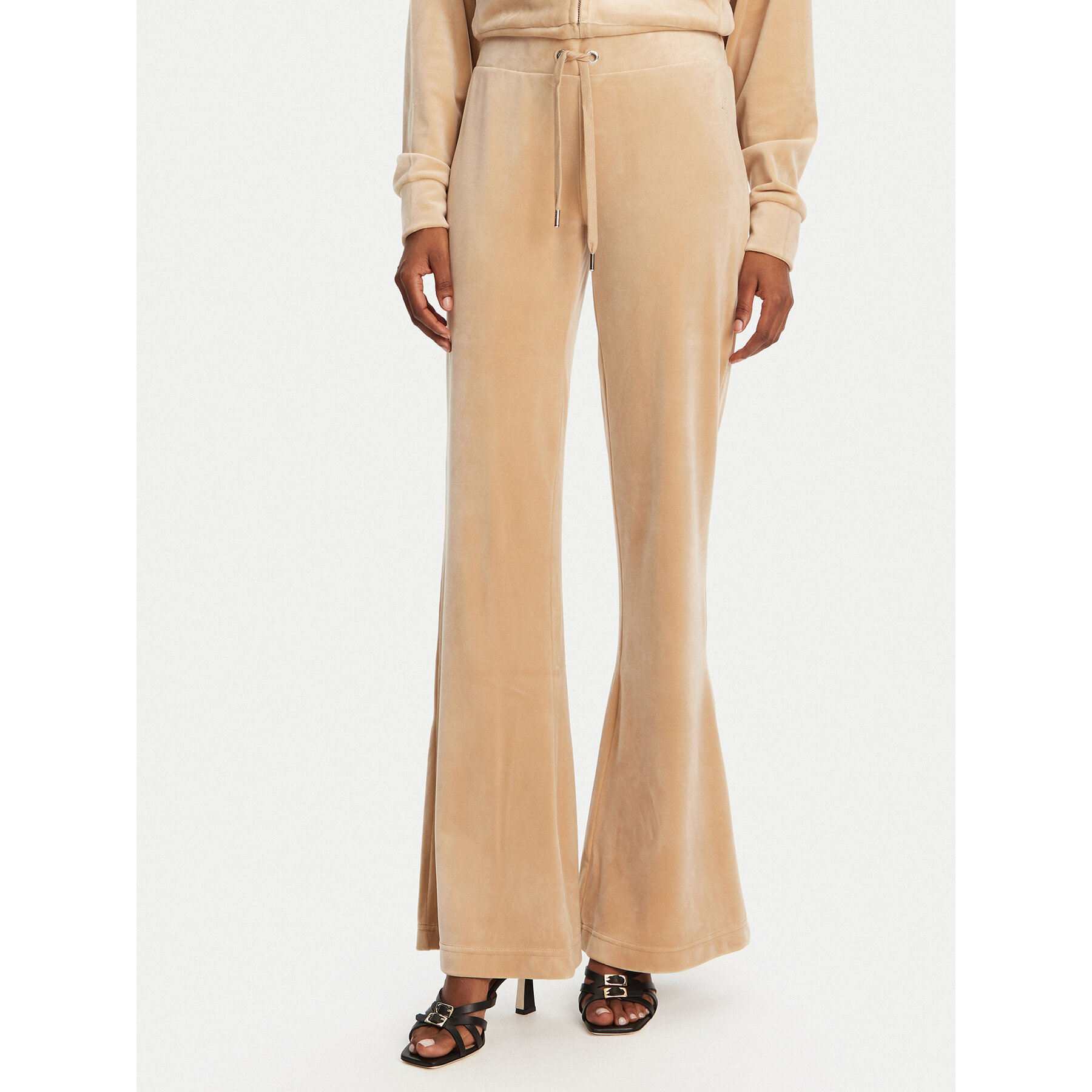 Juicy Couture Jogginghose Christine JCWBJ125304 Beige Flared Leg