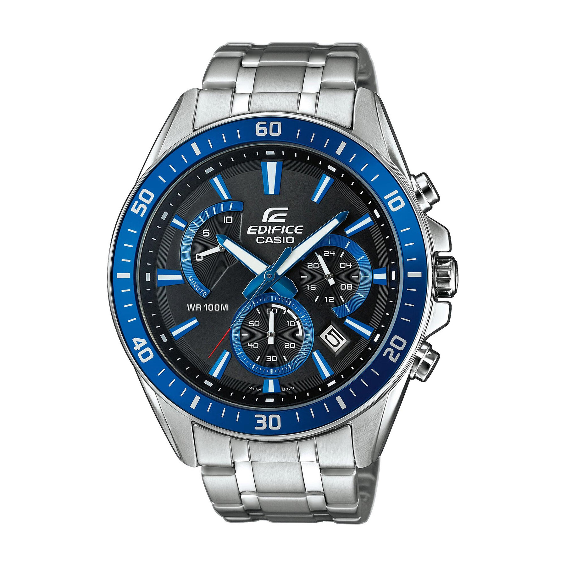 

Годинник Casio EFR-552D-1A2VUEF Silver/Navy/Silver, Срібний