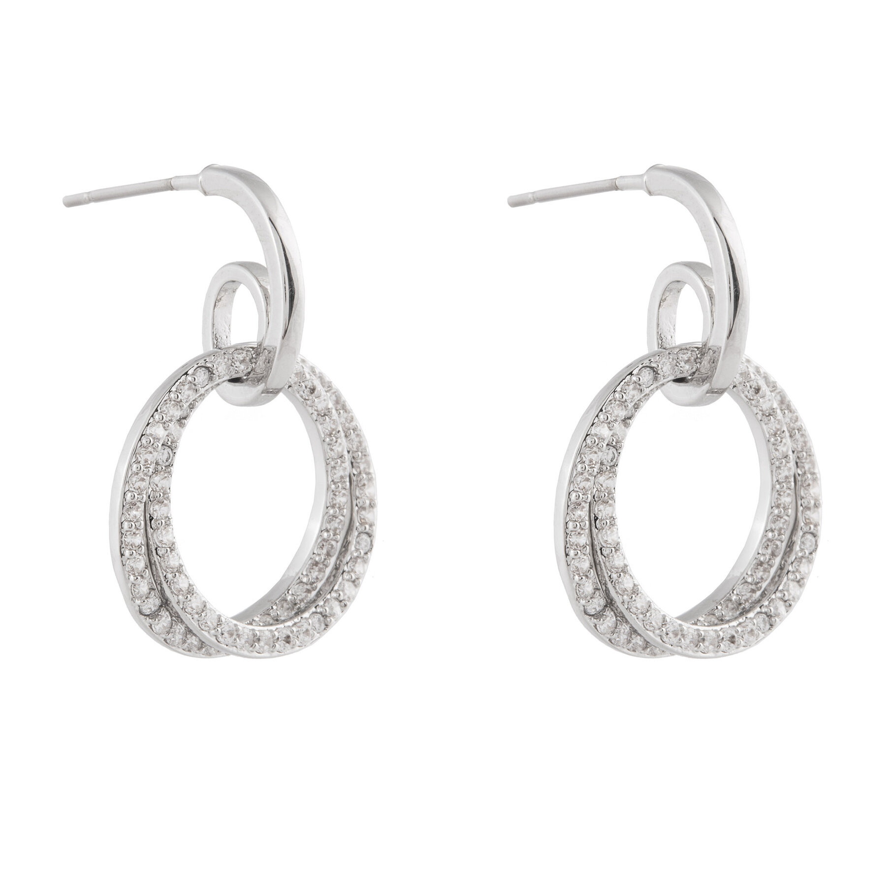 Pendientes U.S. Polo Assn. USPJ558EA Plata
