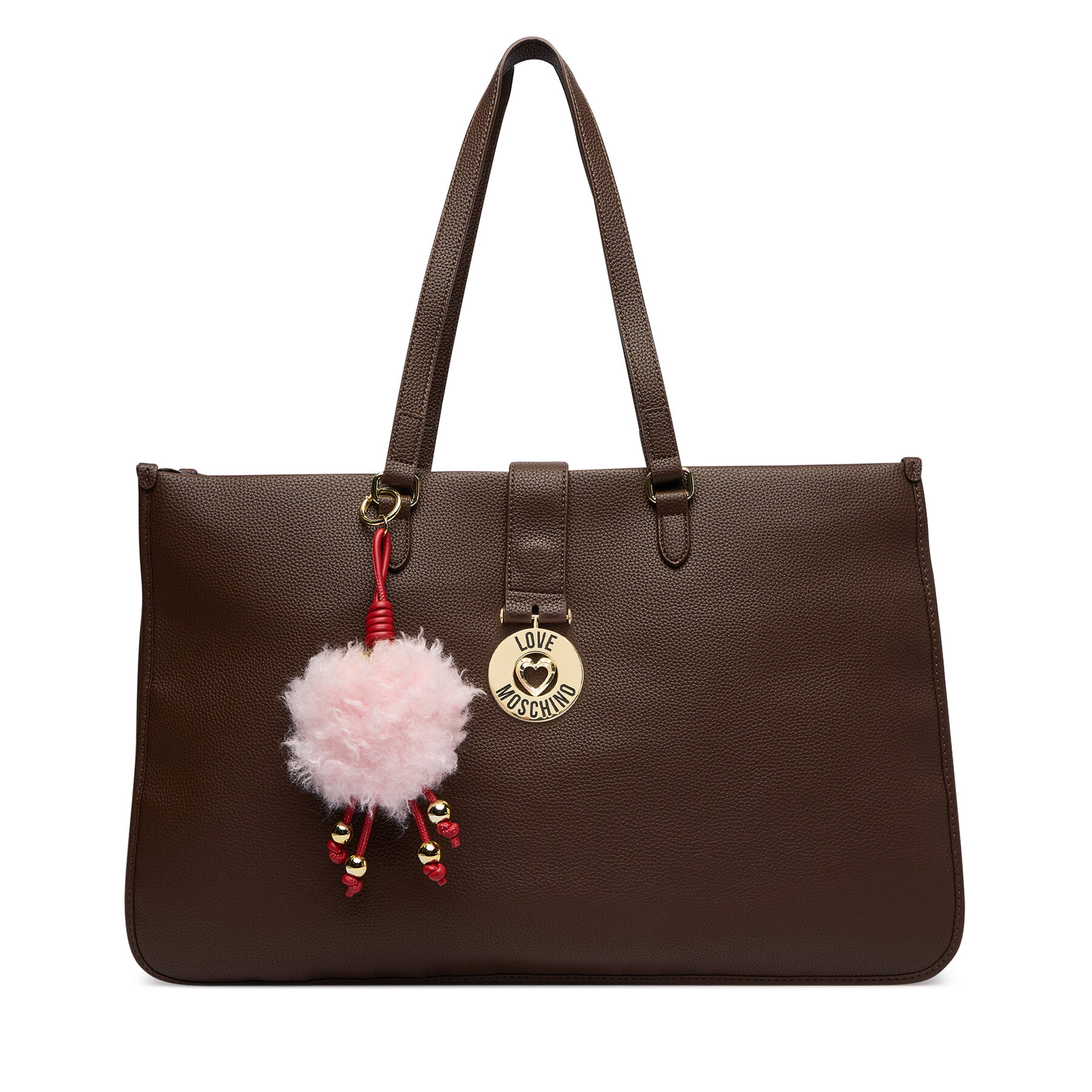 Дамска чанта LOVE MOSCHINO JC4239PP0PKI0313 Тъмнокафяв