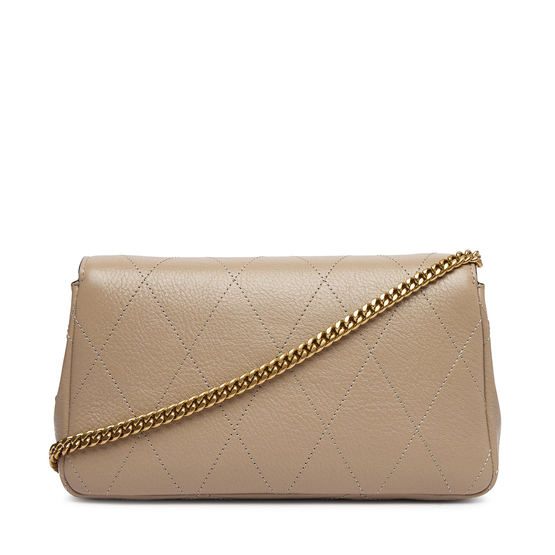 Τσάντα Tory Burch Quilted Chain Wallet 186041 Κρεμ