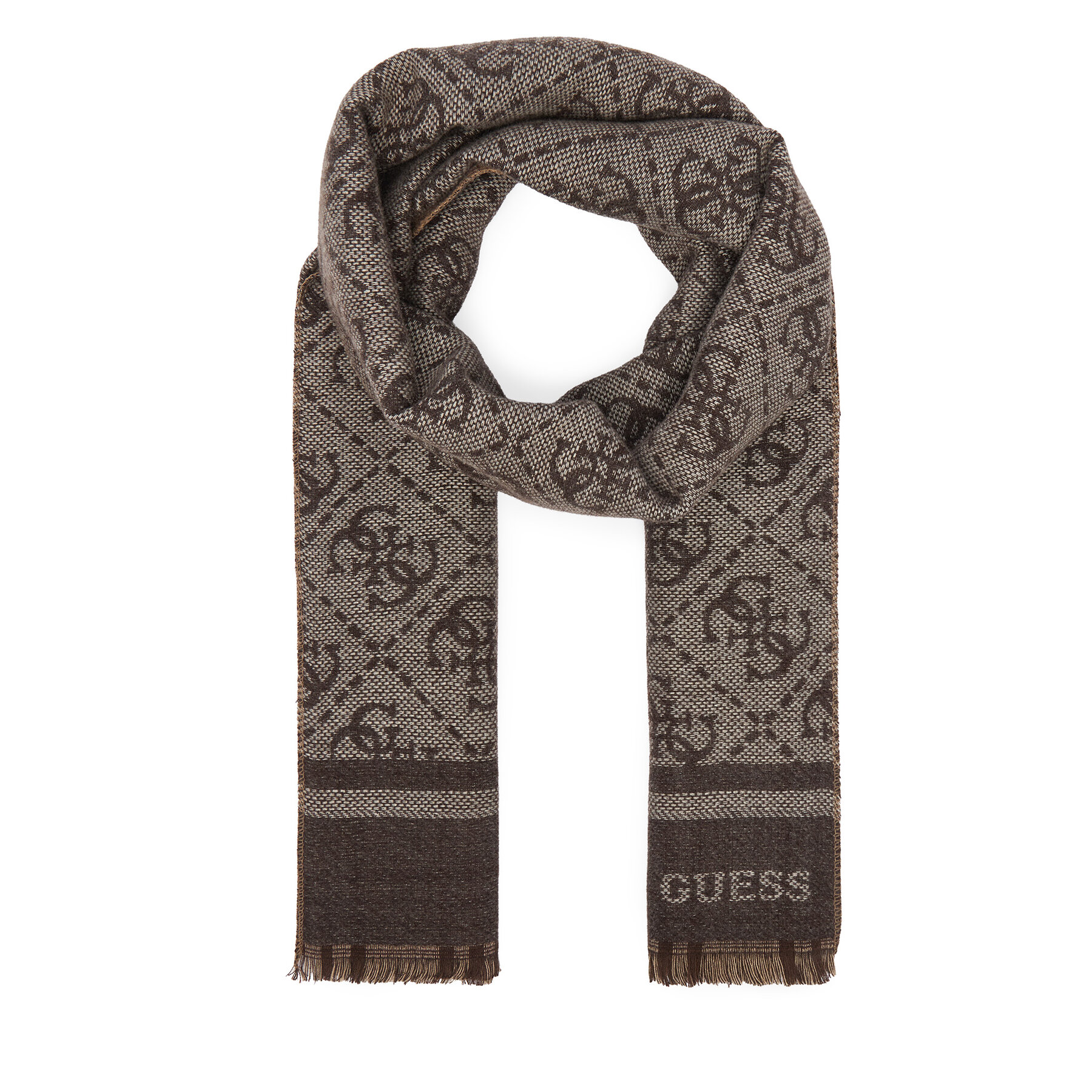 Šal Guess AM9670 POL03 Rjava