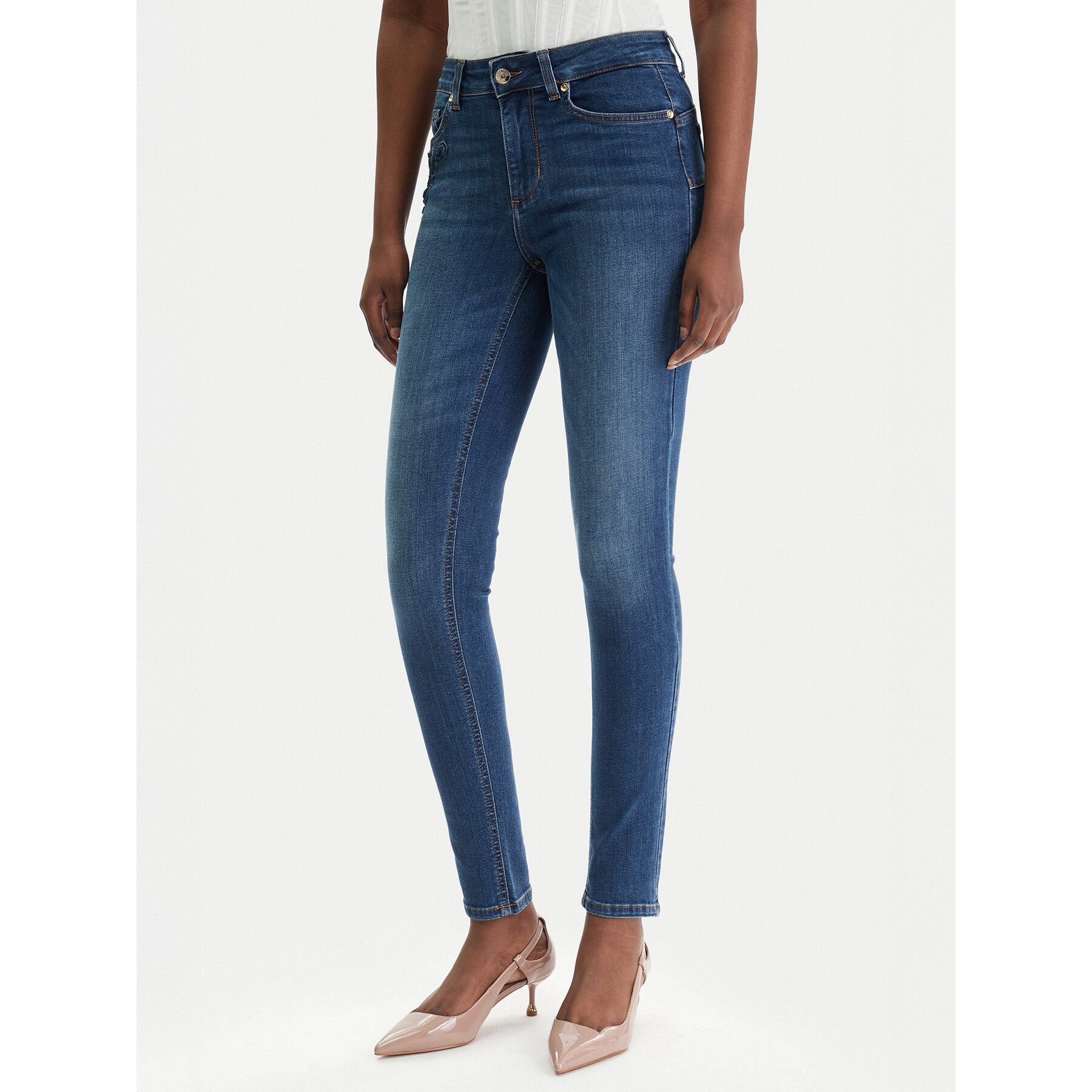 Liu Jo Jeans UA6013 D4186 Dunkelblau Slim Fit