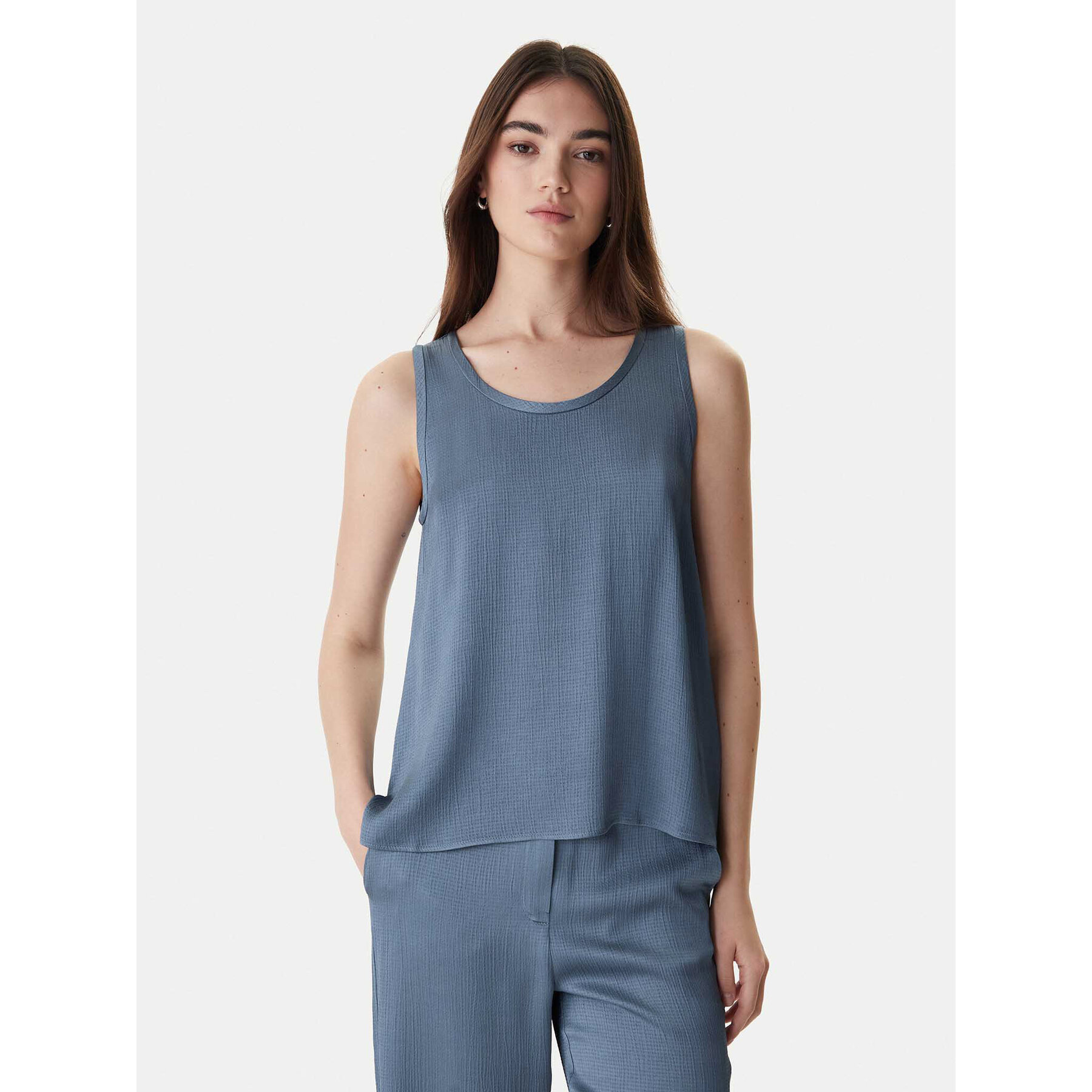 Marella Bluse Emme by Marella Nembi 2615161011 Dunkelblau Regular Fit