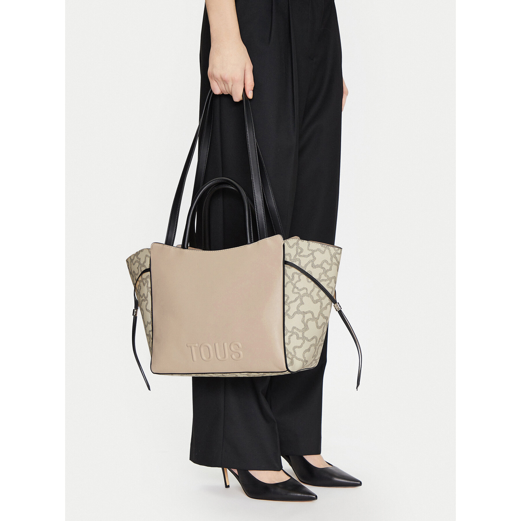 Damska TOUS Torebka Beżowy City Kaos Icon 2002186651