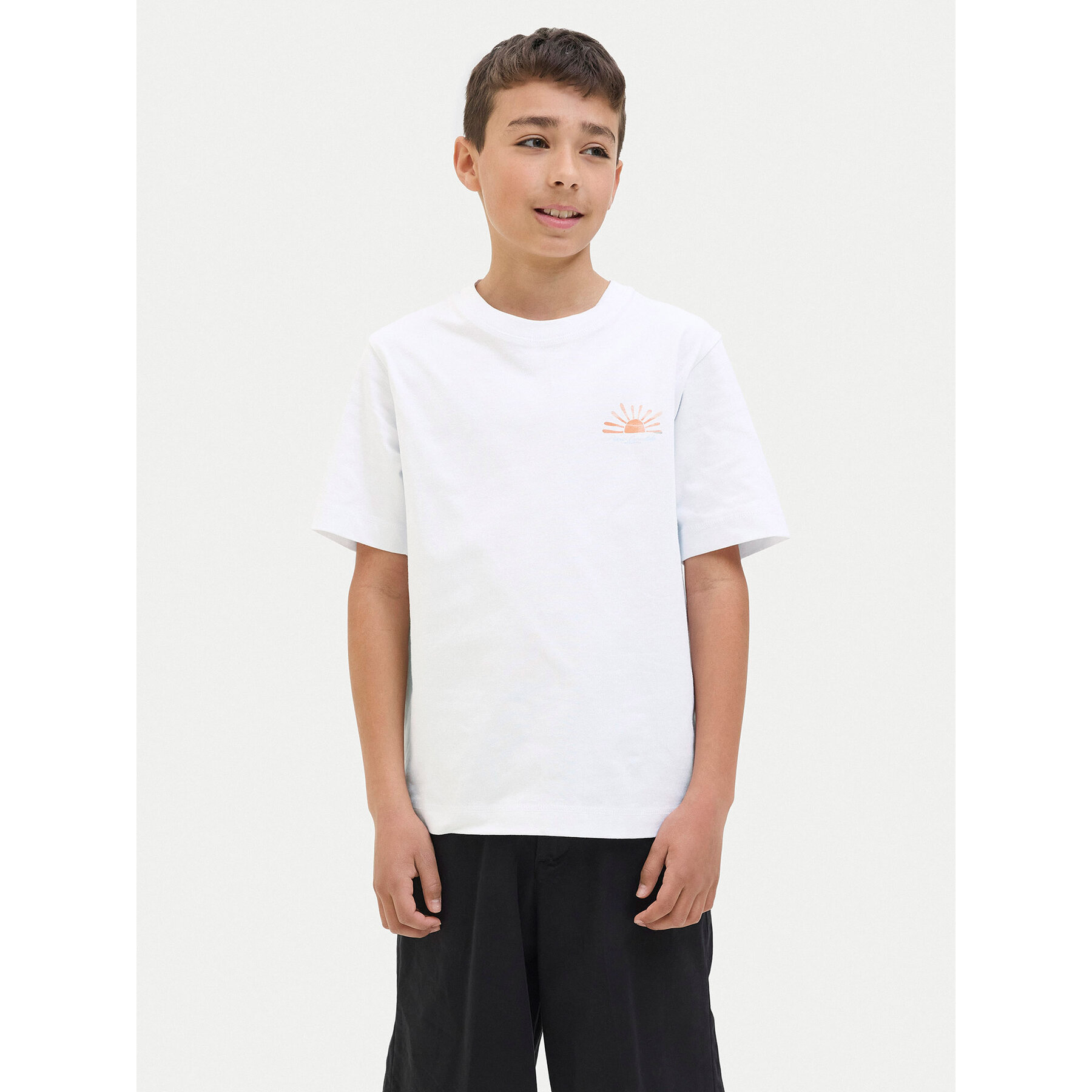 Jack & Jones Junior Marškinėliai Canggu 12278649 Balta Relaxed Fit