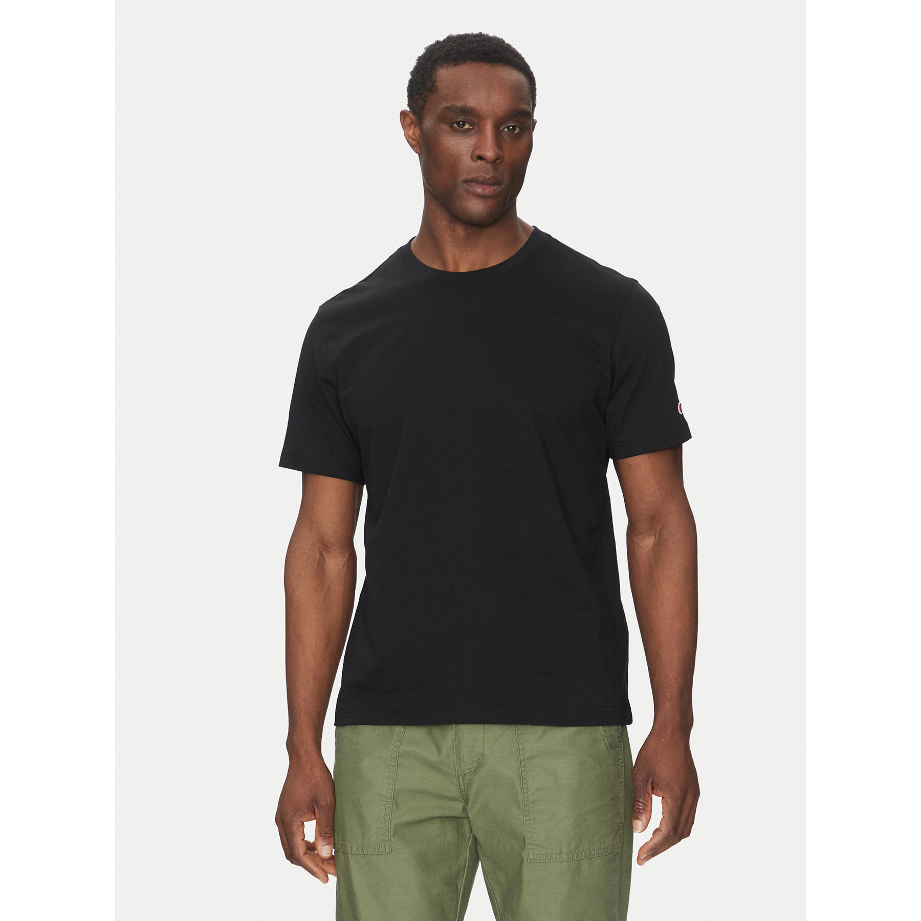 Champion Majica 220761 Črna Loose Fit