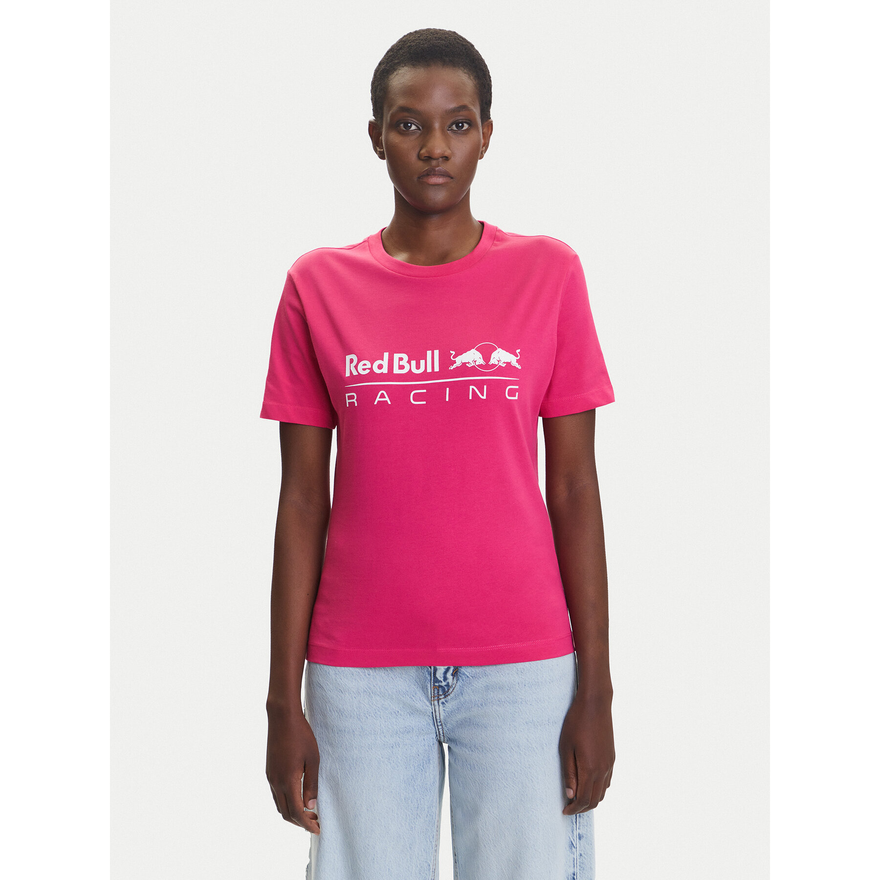 Pepe Jeans T-shirt Red Bull Racing RL500004 Rosa Regular Fit
