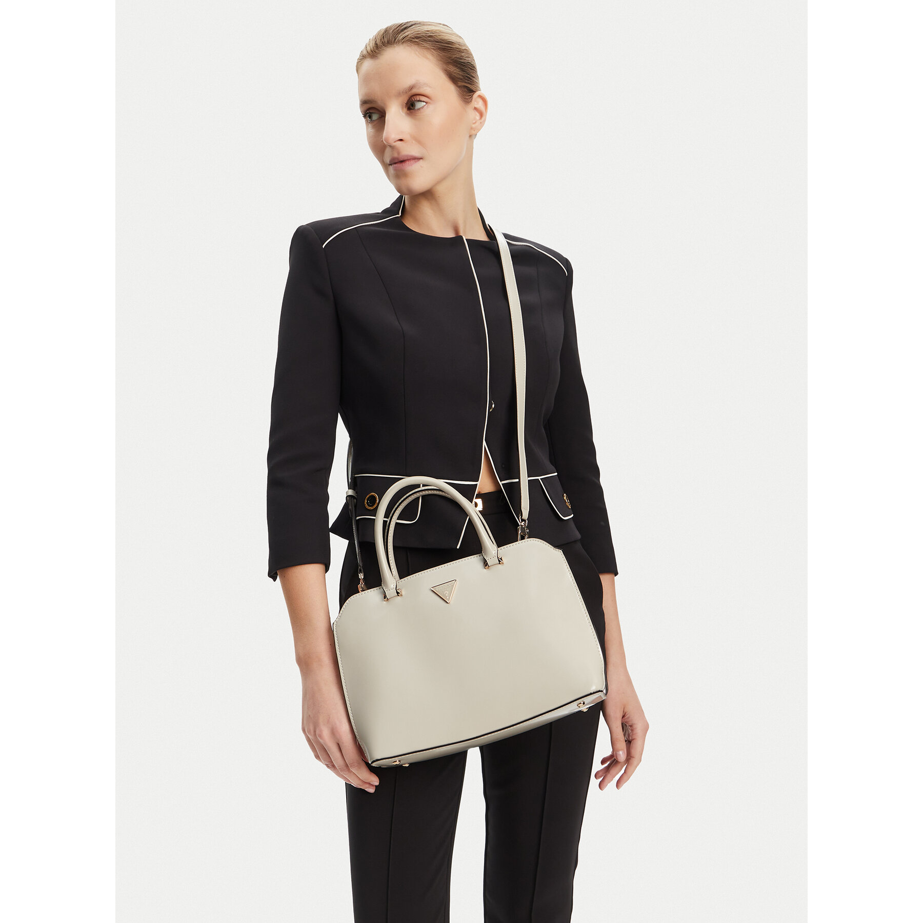 Geantă Guess HWNG94 96060 Crem