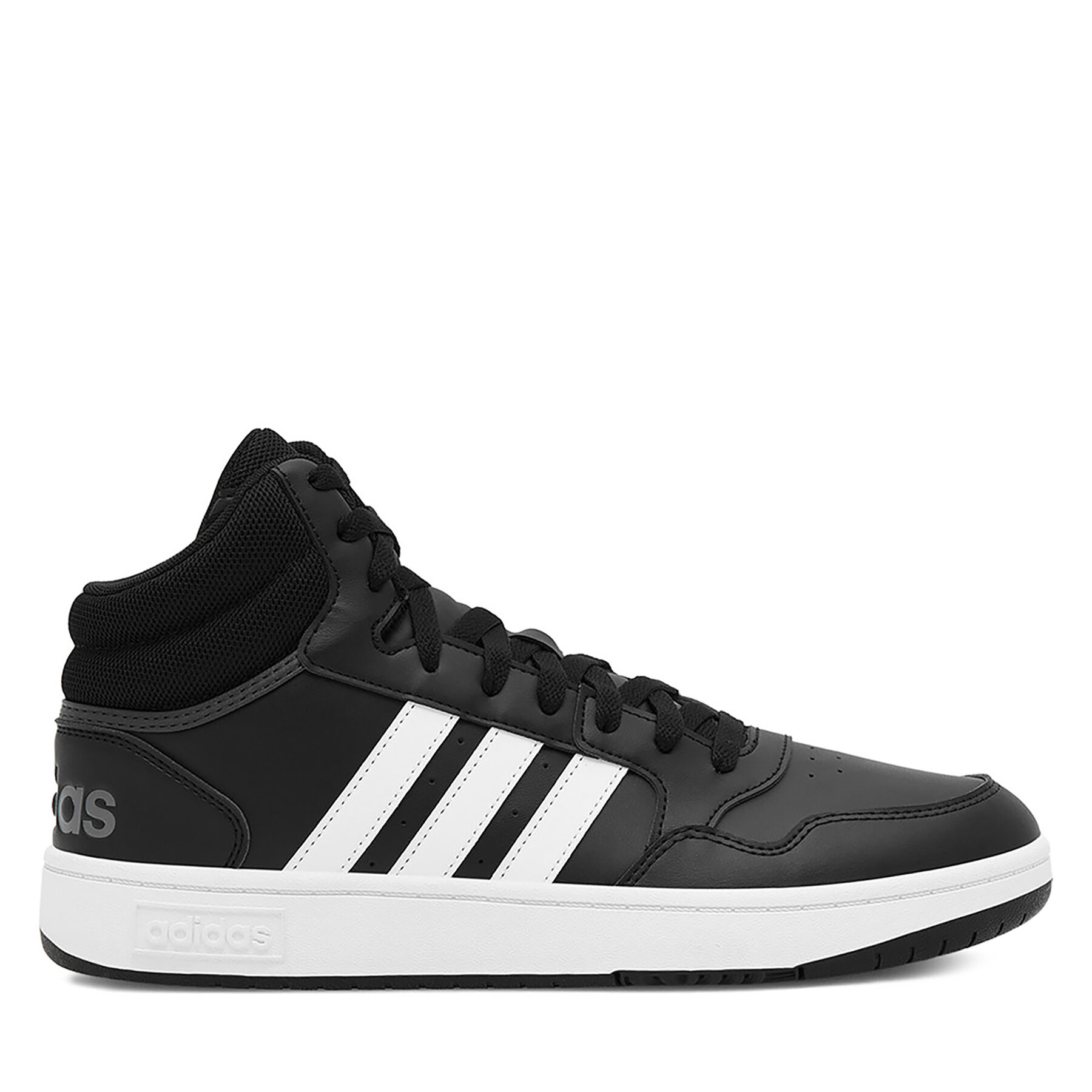 Pánske Sneakersy adidas, Rozmer: 46, Čierna, Hoops 3.0 Mid GW3020