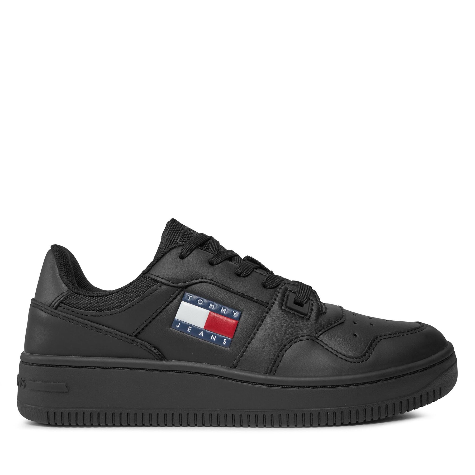 Sneakers Tommy Jeans Tjw Retro Basket Ess EN0EN02505 Noir