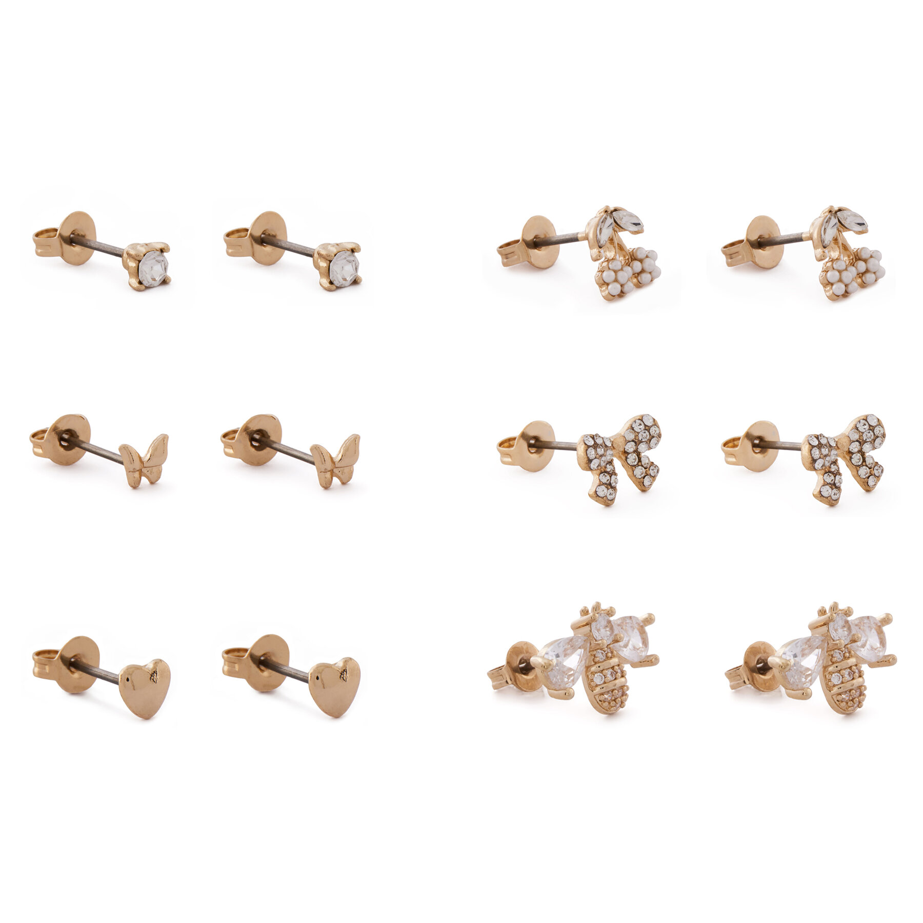 Set 6 perechi de cercei Aldo Cocquettes 13994821 Auriu