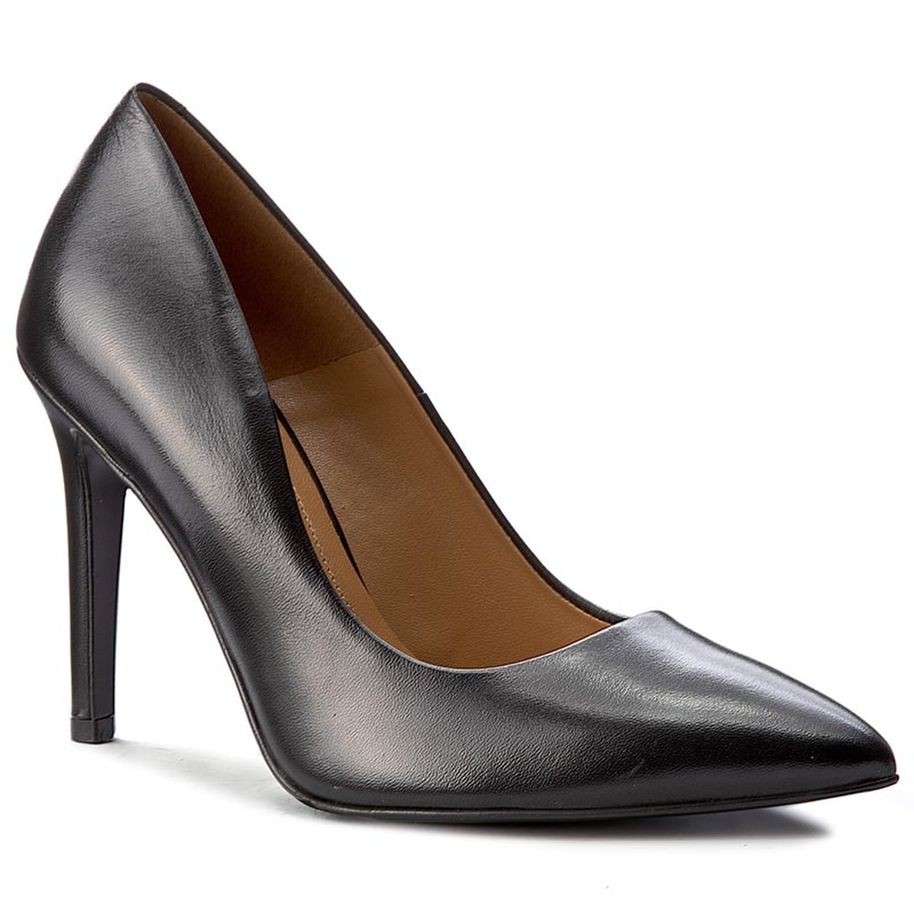 Pantofi cu toc subțire Solo Femme 34201-67-G64/E45-04-00 Negru epantofi.ro imagine noua