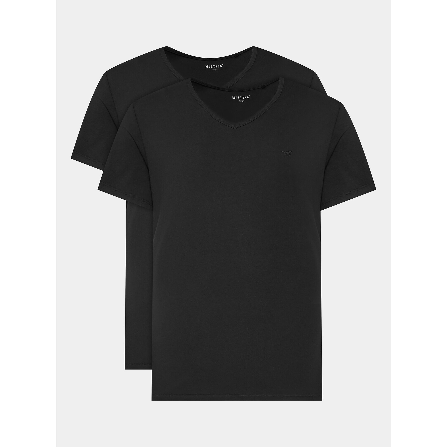 Mustang Set di t-shirt 1014664 Nero Regular Fit