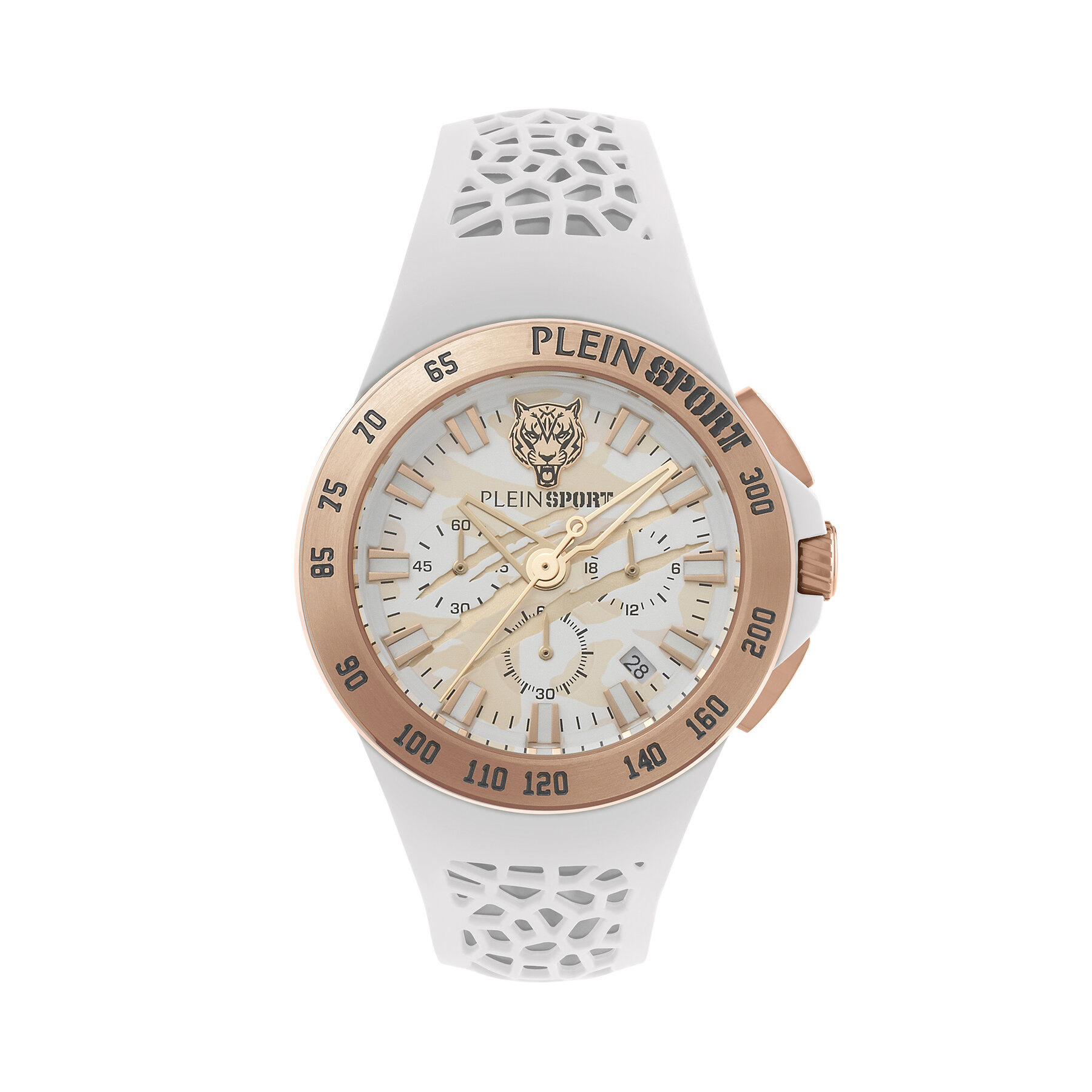 Ročna ura Plein Sport Thunderstorm Chrono PSABA0723 Srebrna