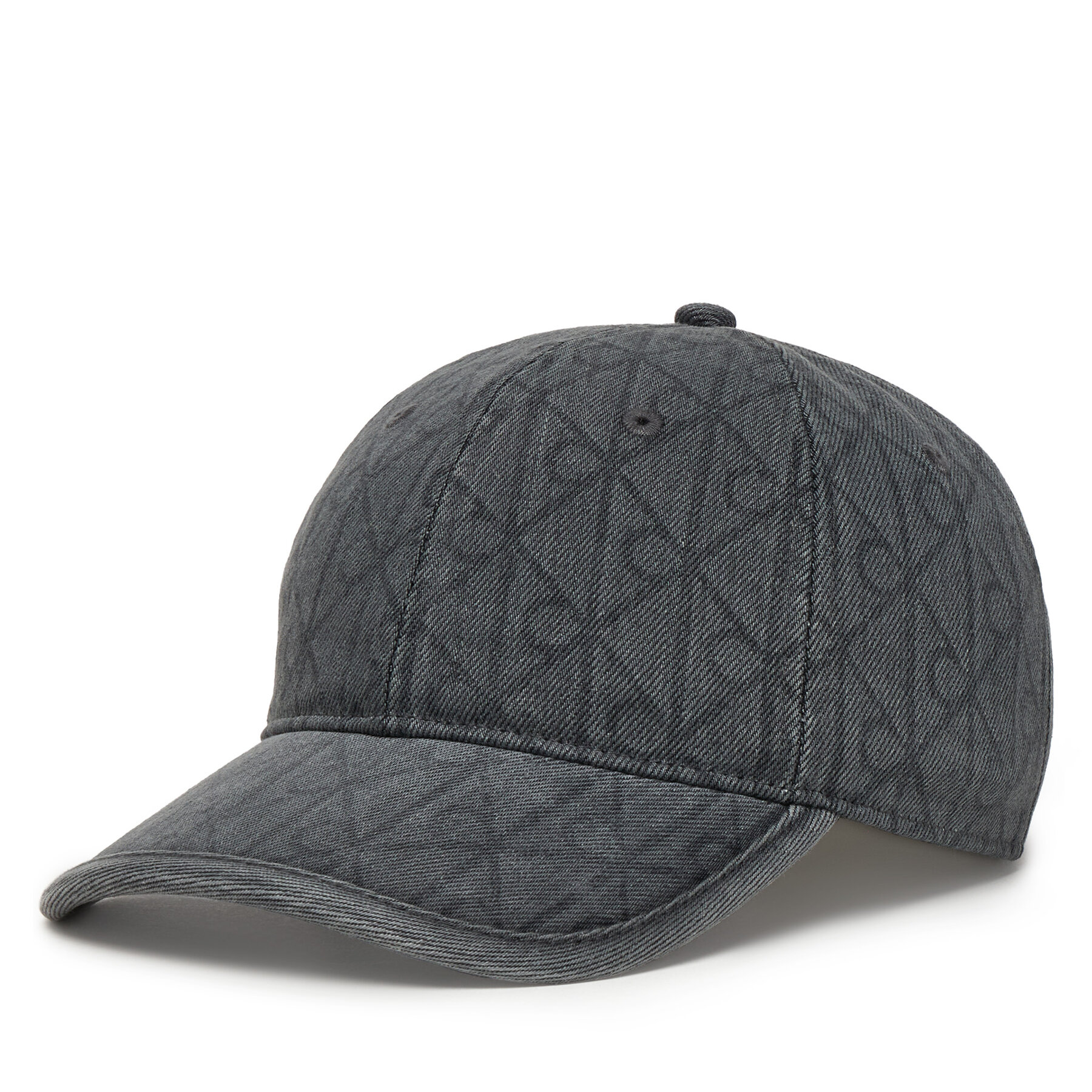 Șapcă Calvin Klein Denim Emblem Burnout LV04F5042G Gri