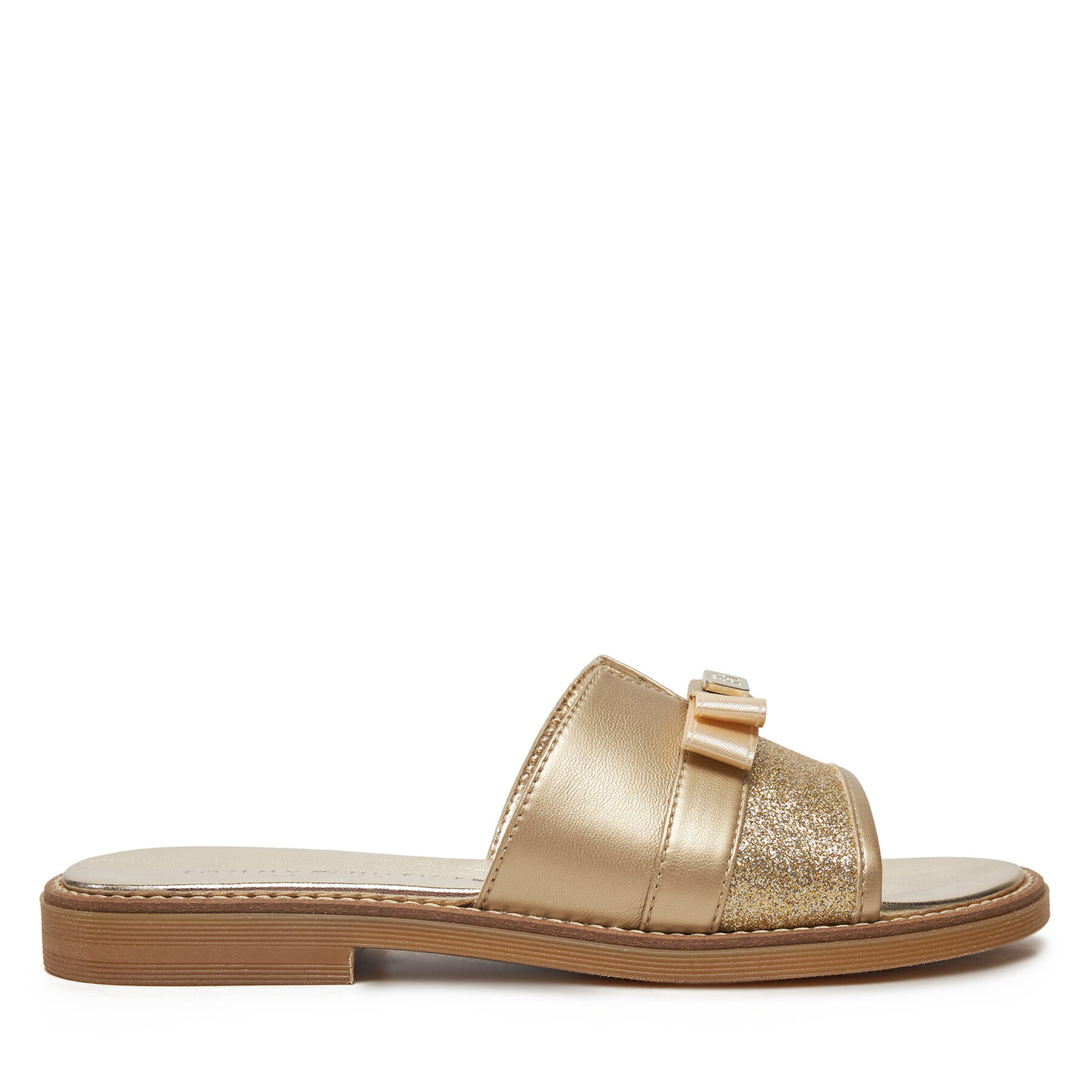 Tommy Hilfiger Παντόφλες Tommy Hilfiger Sandal T4A2-33942-0572 S Χρυσό
