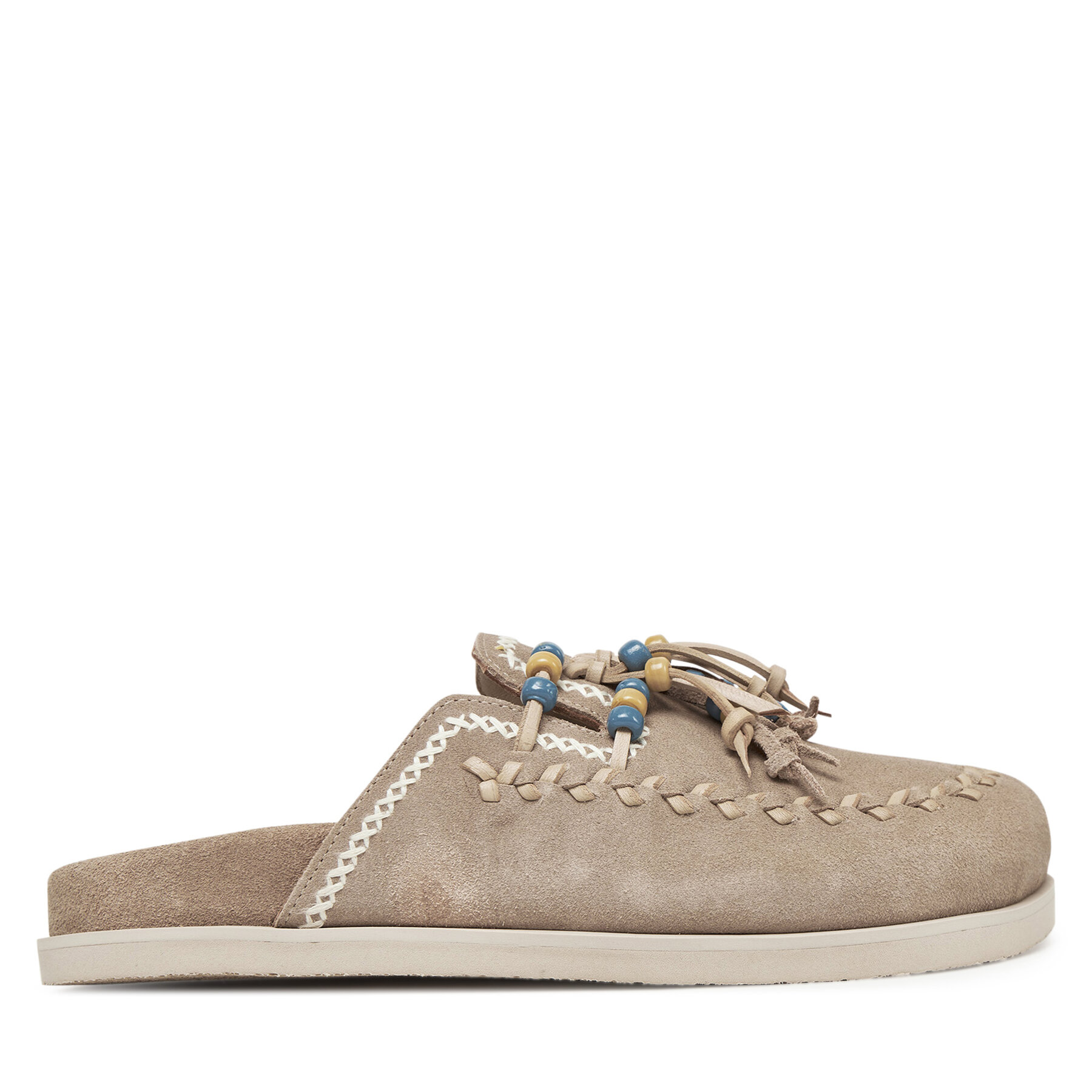 Damen Pantoletten Bronx, Schuhgröße 36, Beige, 66571-CU