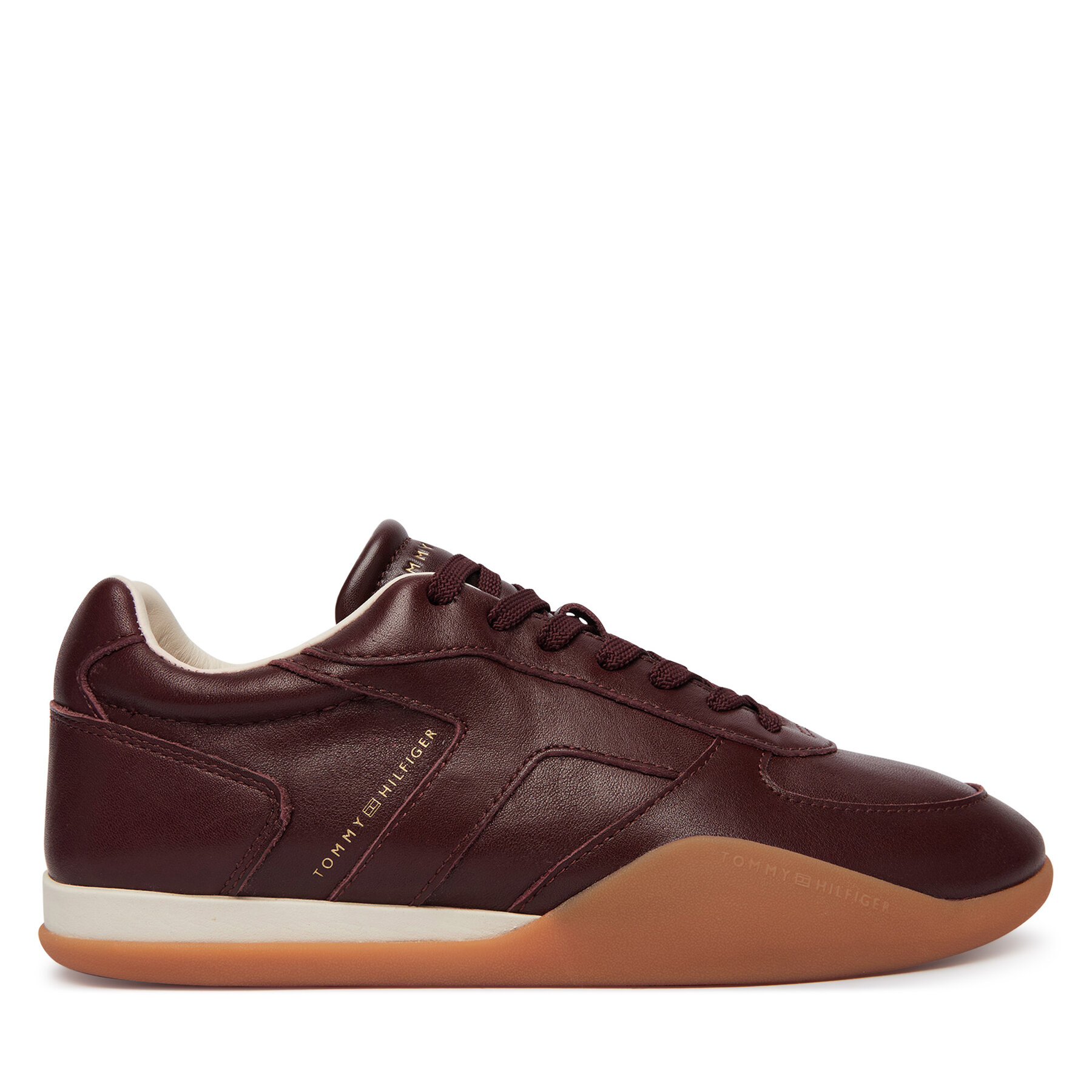 Tenisice Tommy Hilfiger Th Vintage Low Runner Leather FW0FW09485 Smeđa