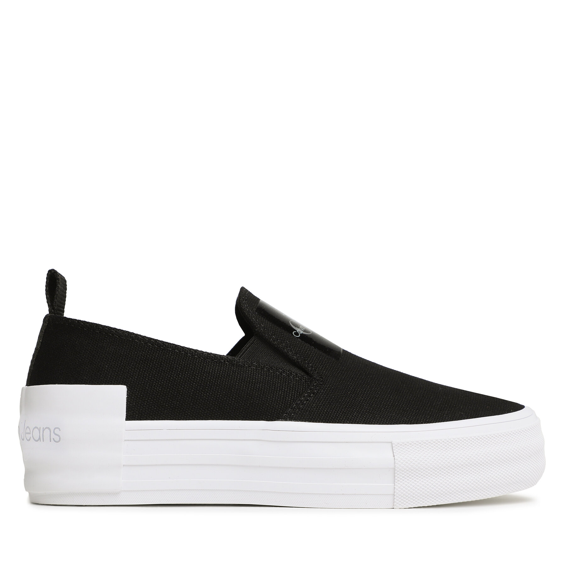 Dámske Tenisky Calvin Klein Jeans, Rozmer: 39, Čierna, Bold Vulc Flat Slipon YW0YW01040