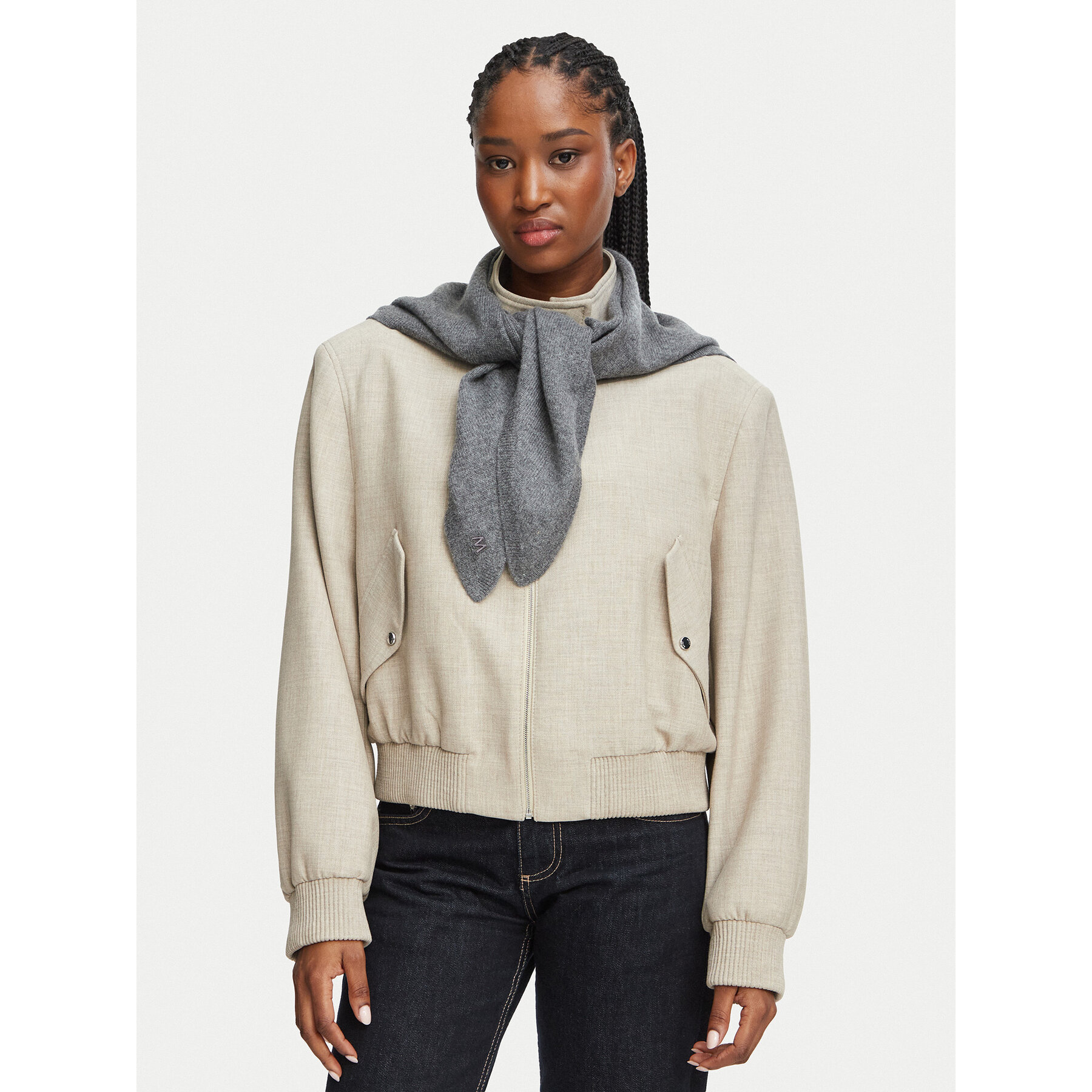 Бандана Weekend Max Mara 2625746015650 Сив