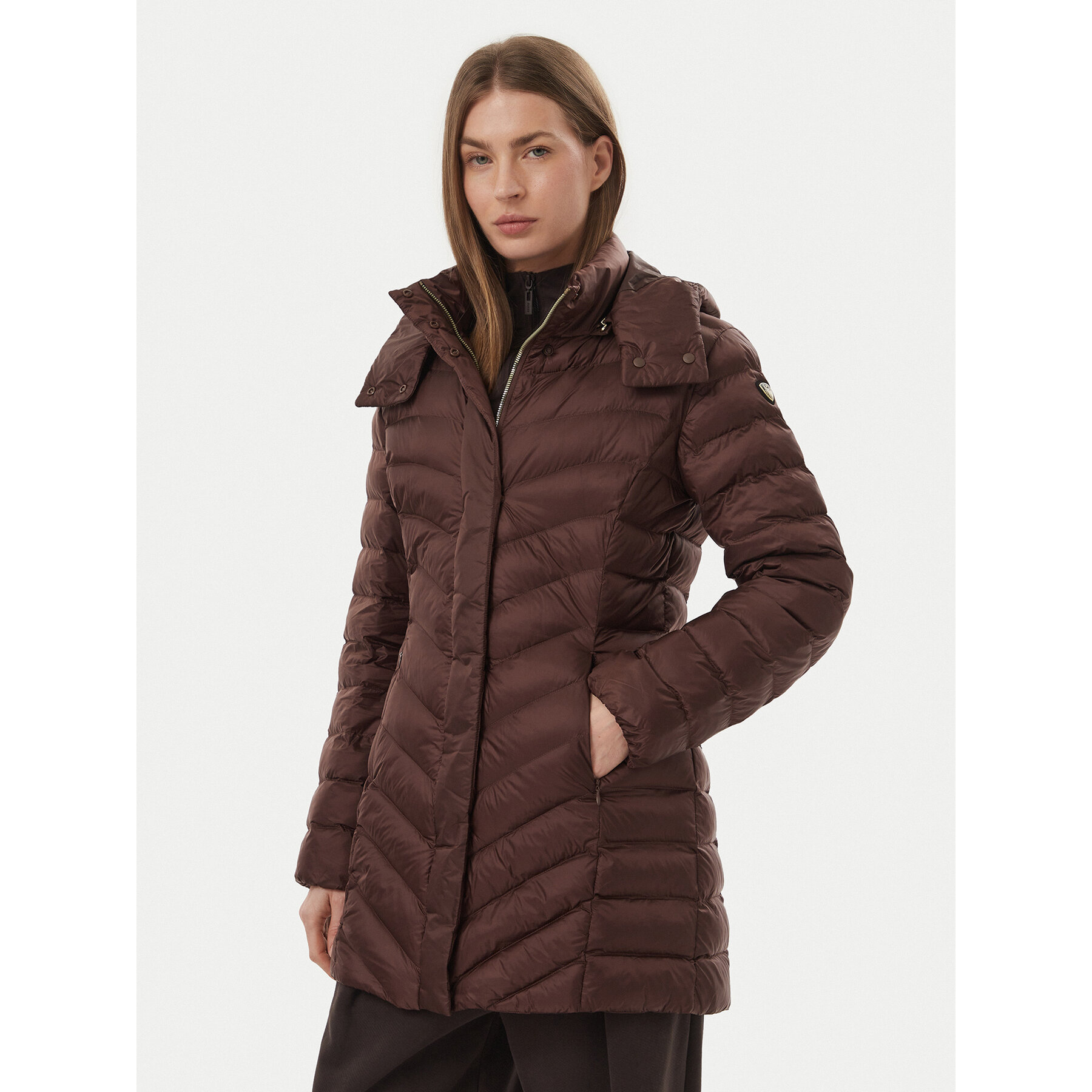 EA7 Emporio Armani Winterjacke 7W001532 AF16413 Braun Regular Fit