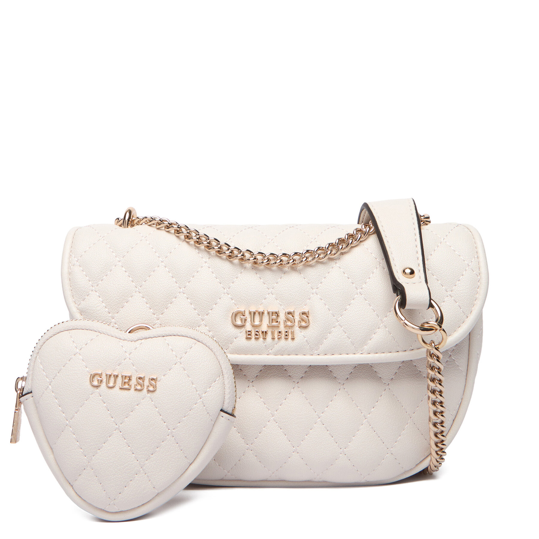 Damska Guess Torebka Écru Atabey HWQG98 94210