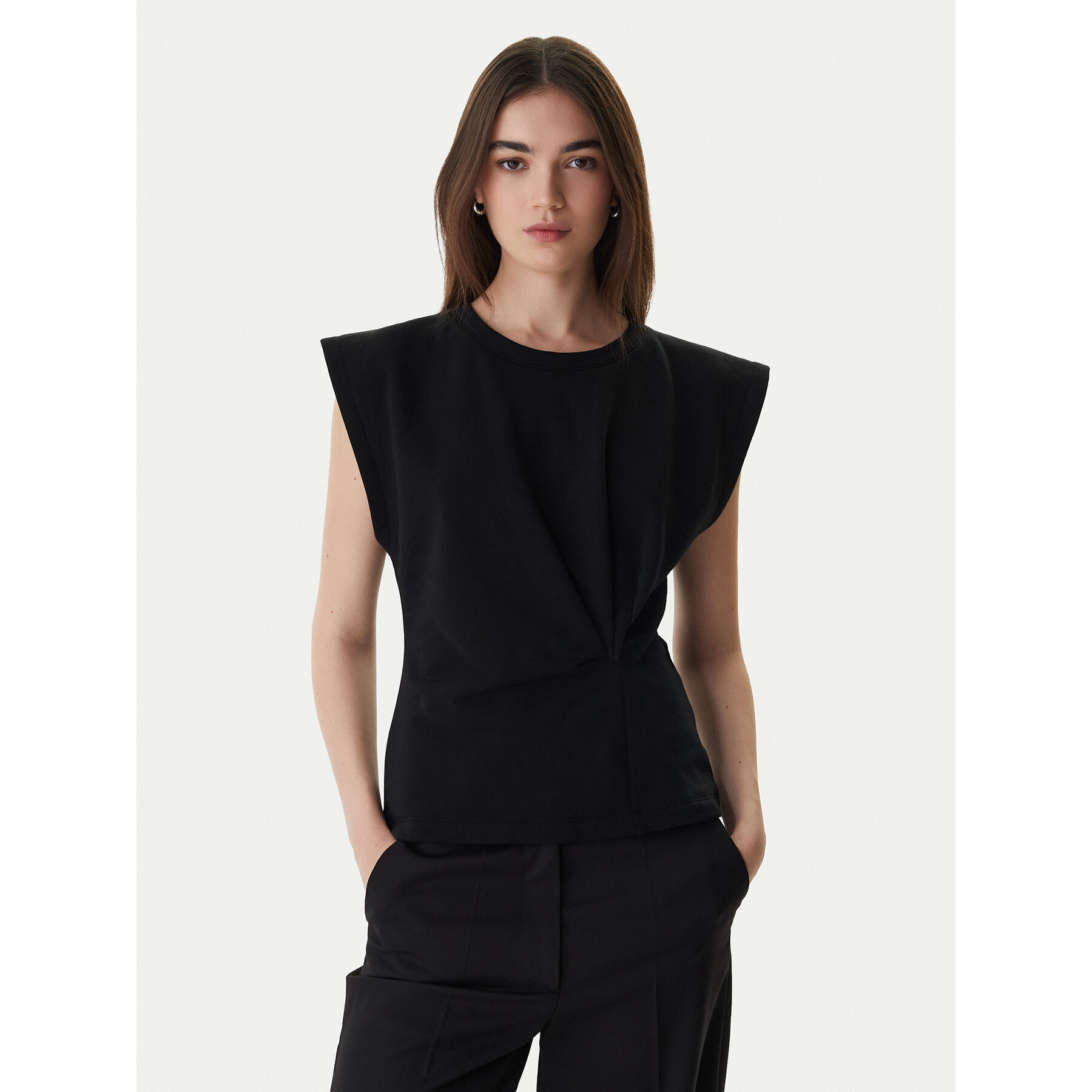 BOSS T-Shirt 50554276 Schwarz Regular Fit