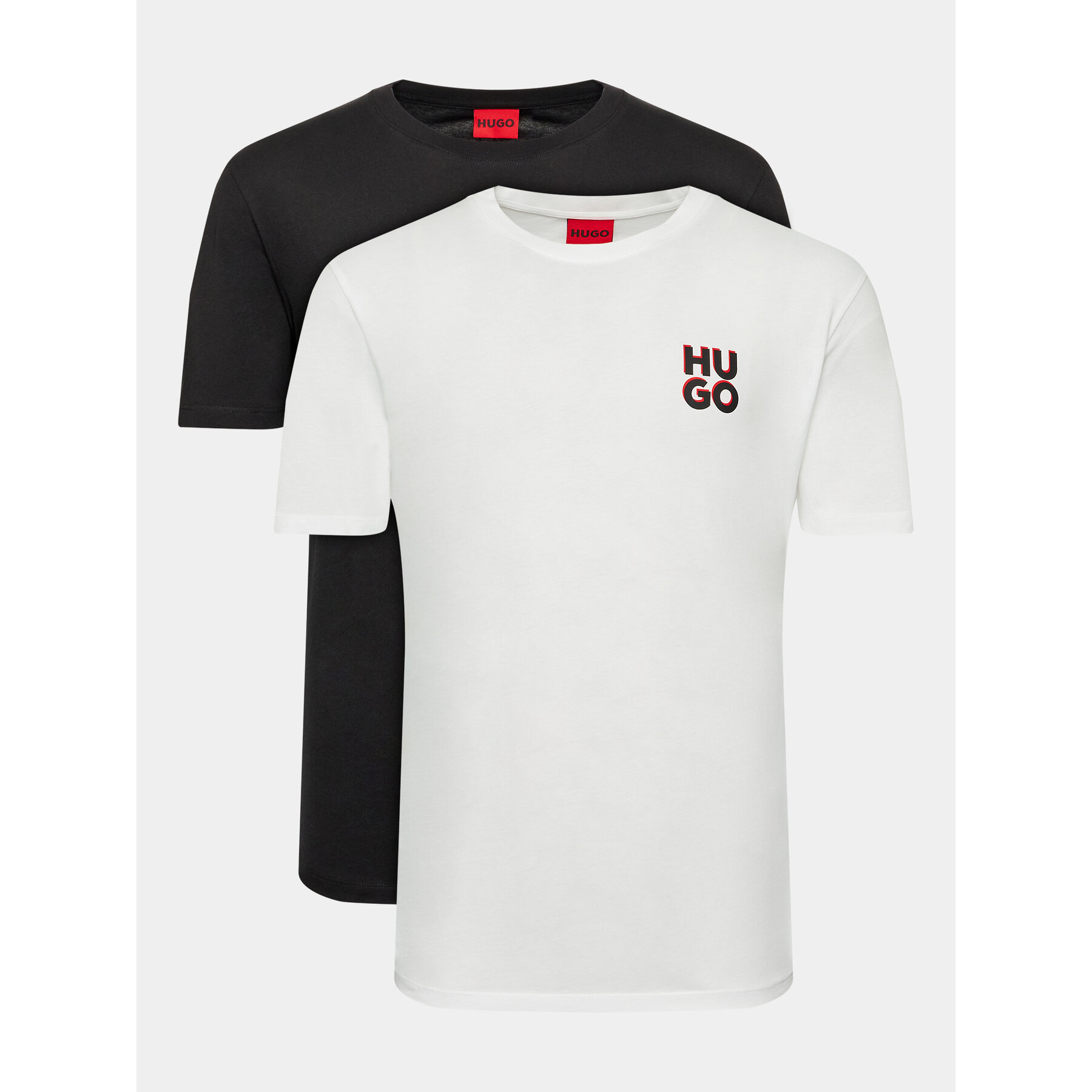 HUGO Póló szett 50492550 Fehér Regular Fit