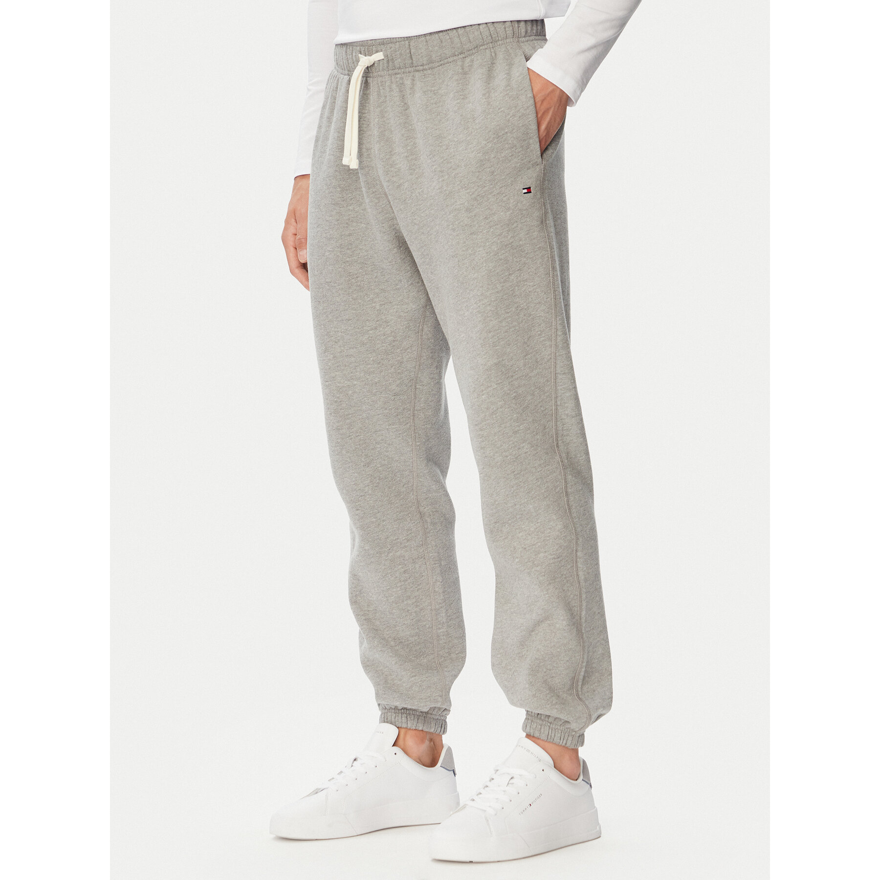 Tommy Hilfiger Jogginghose Essential MW0MW37231 Grau Regular Fit