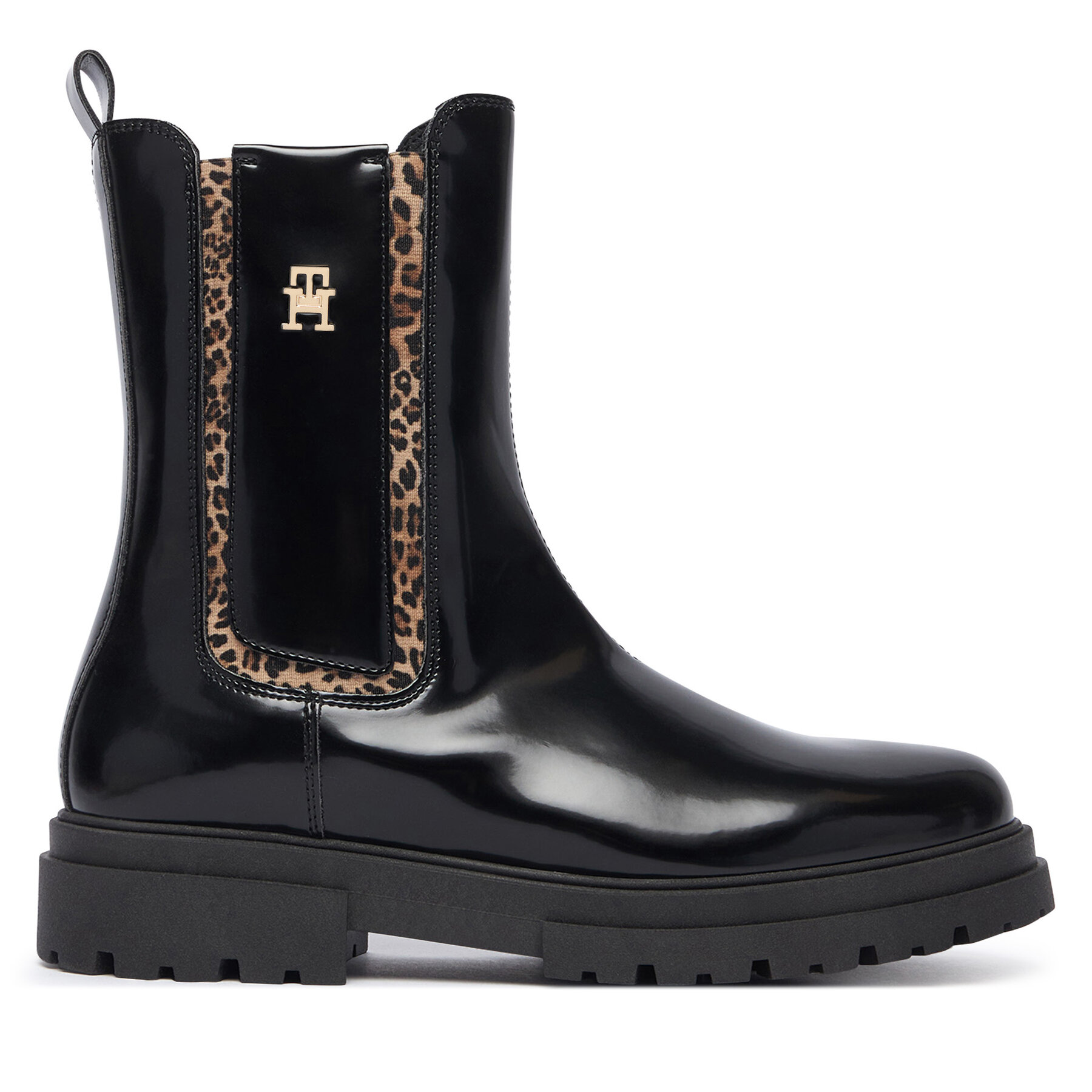 Členková obuv Tommy Hilfiger T4A5-35175-1453999 D Čierna