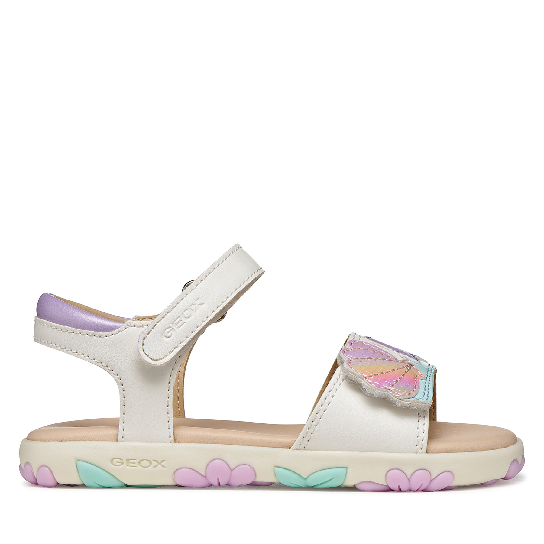 Σανδάλια Geox J Sandal Haiti Girl J658ZB 05402 C0814 S Λευκό