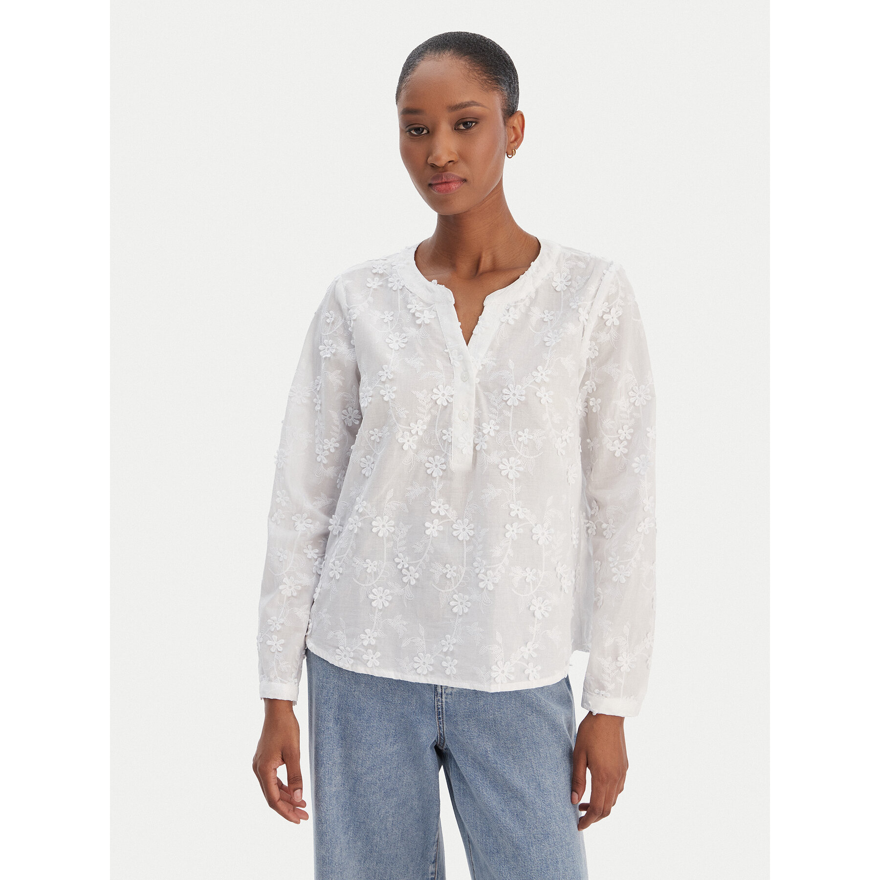Tatuum Bluse Relia T2501.044 Weiß Regular Fit