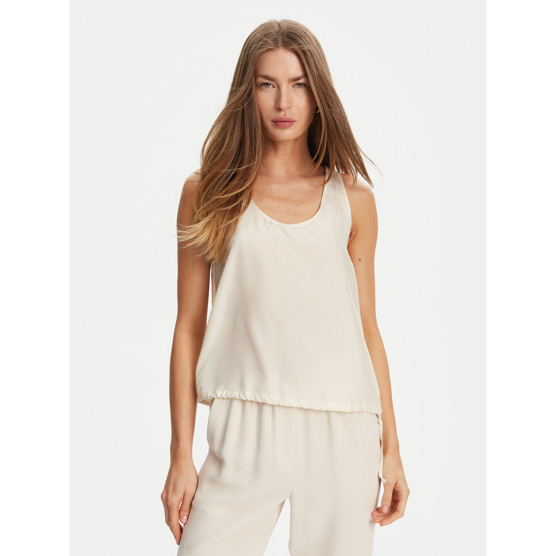 Marella Felső Meana 2513161045 Ekru Regular Fit