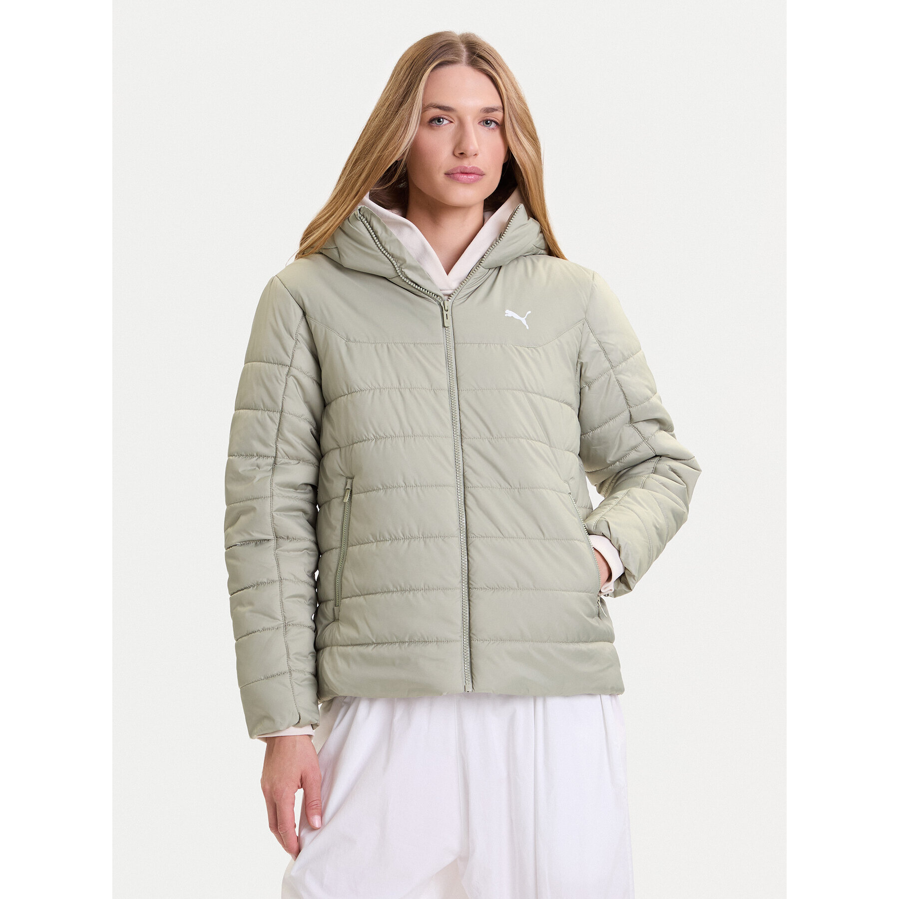 Puma Winterjacke Ess 685231 82 Khakifarben Regular Fit