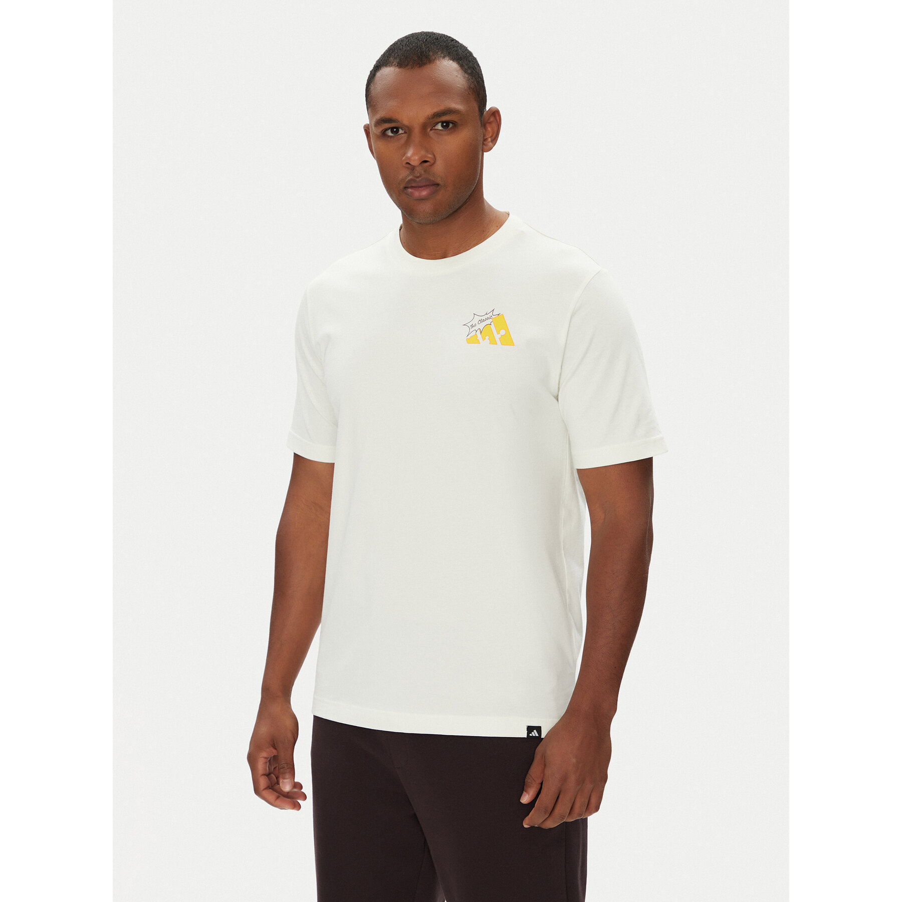 adidas Póló Food Grilled Cheese Graphic JM6459 Fehér Regular Fit
