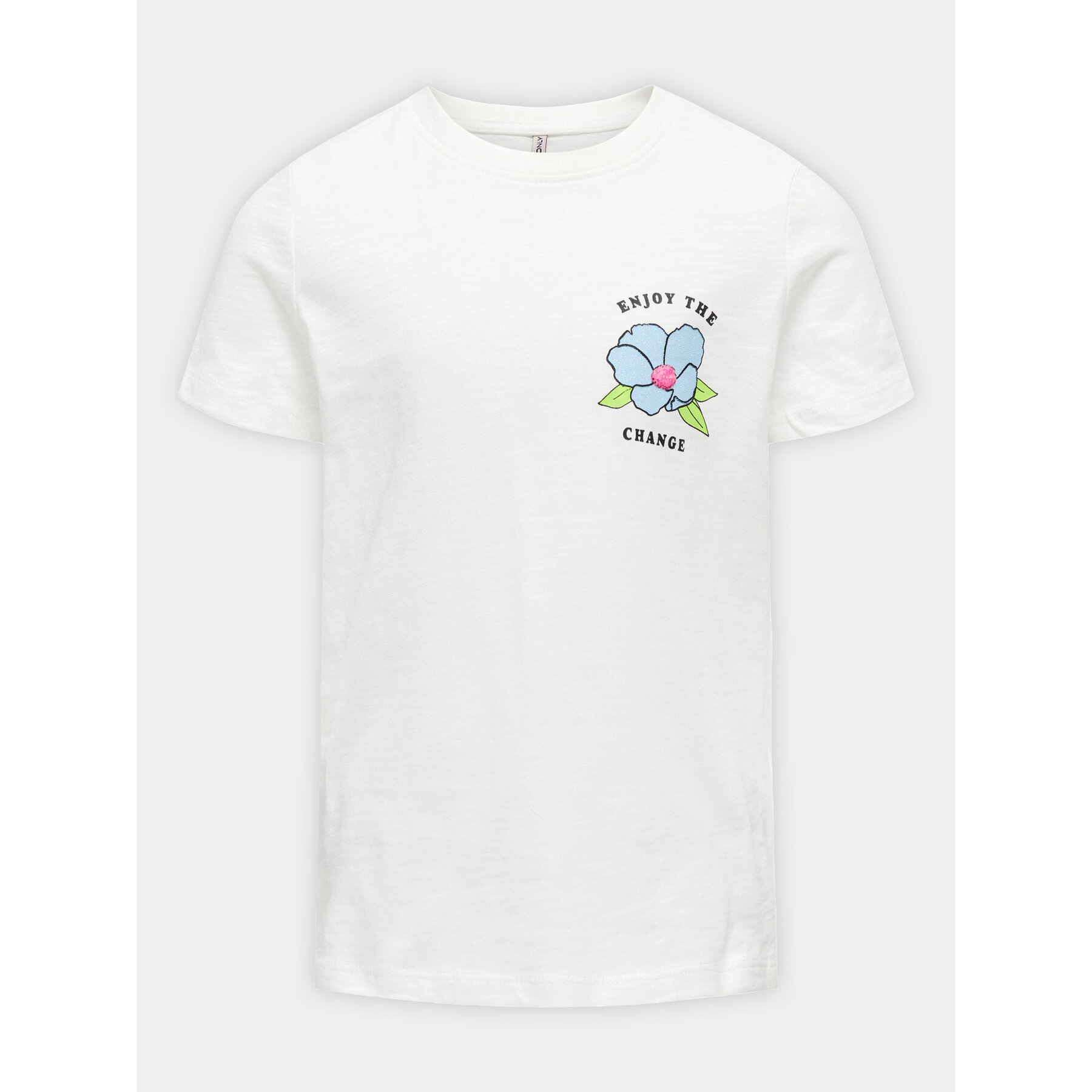Kids ONLY Kids ONLY T-Shirt Bone 15317846 Λευκό Regular Fit
