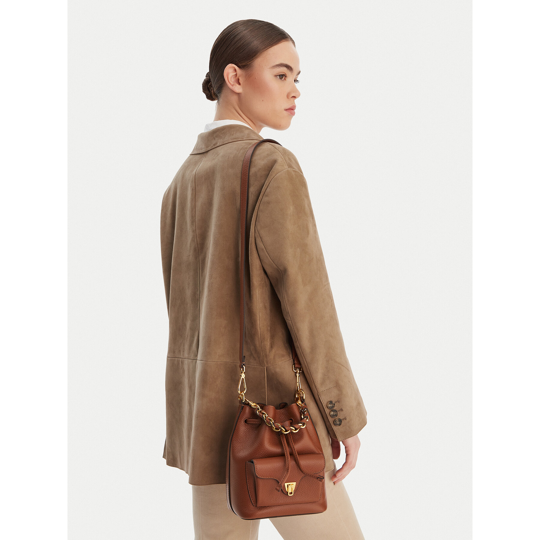 Ročna torba Guess TFK Coccinelle Beat Generatio E1 TFK 23 03 01 Rjava