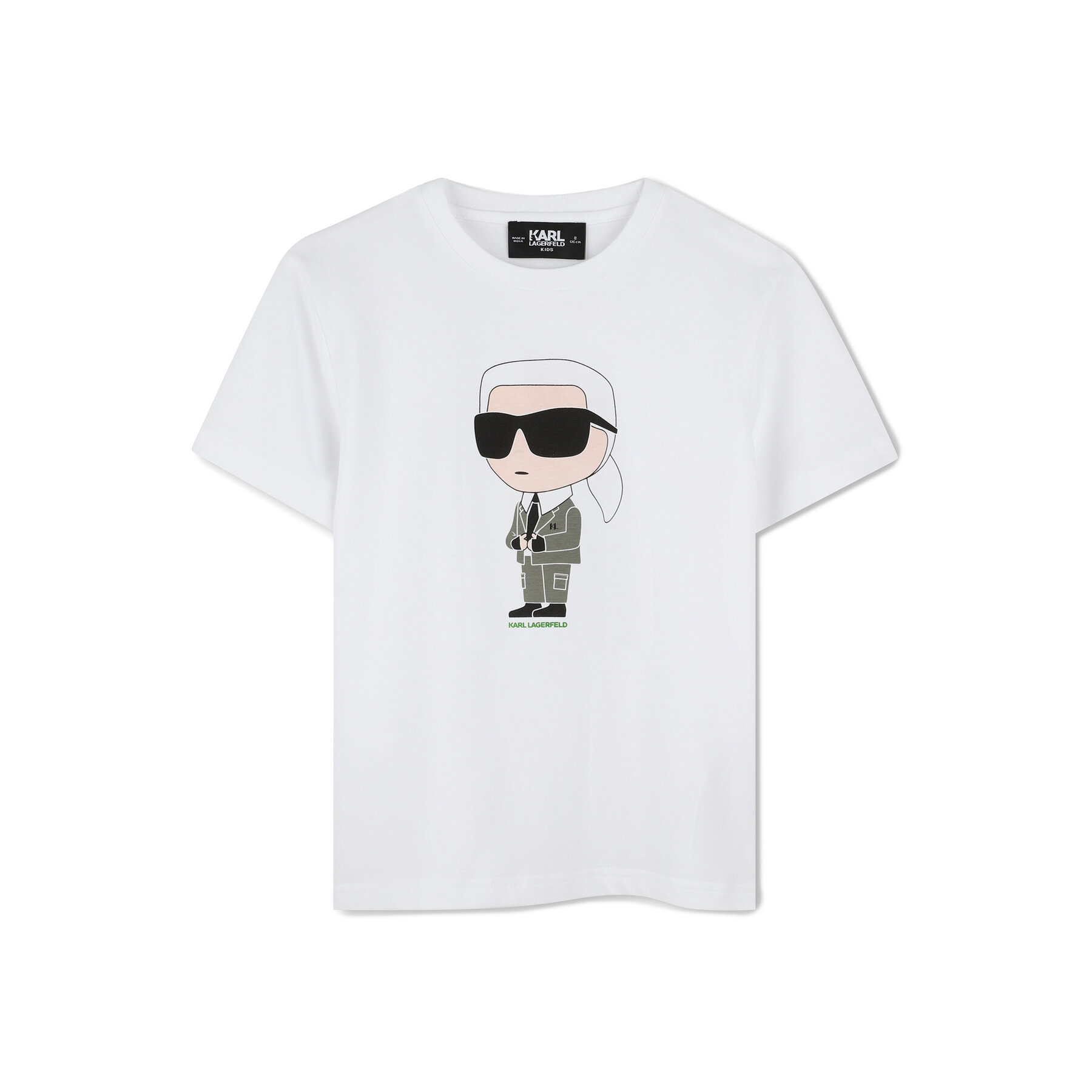 Karl Lagerfeld Kids T-shirt Z30437 D Bianco Regular Fit