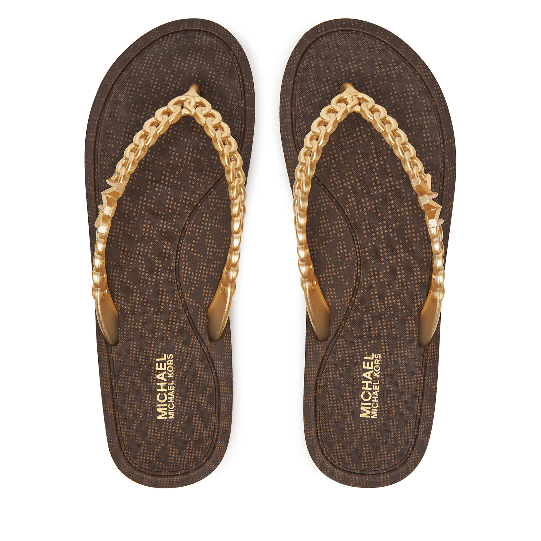 Flip flop MICHAEL Michael Kors Zaza 40S5ZAFA1B Auriu