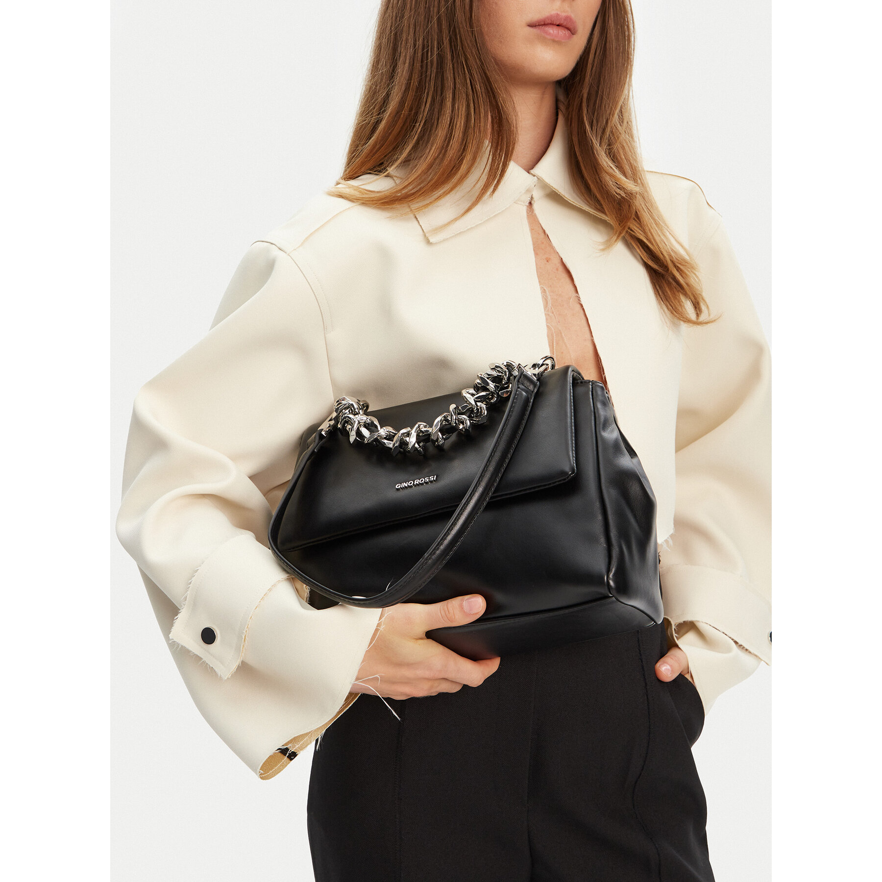 Geantă Gino Rossi CEO-LARA-LDA8144A Negru