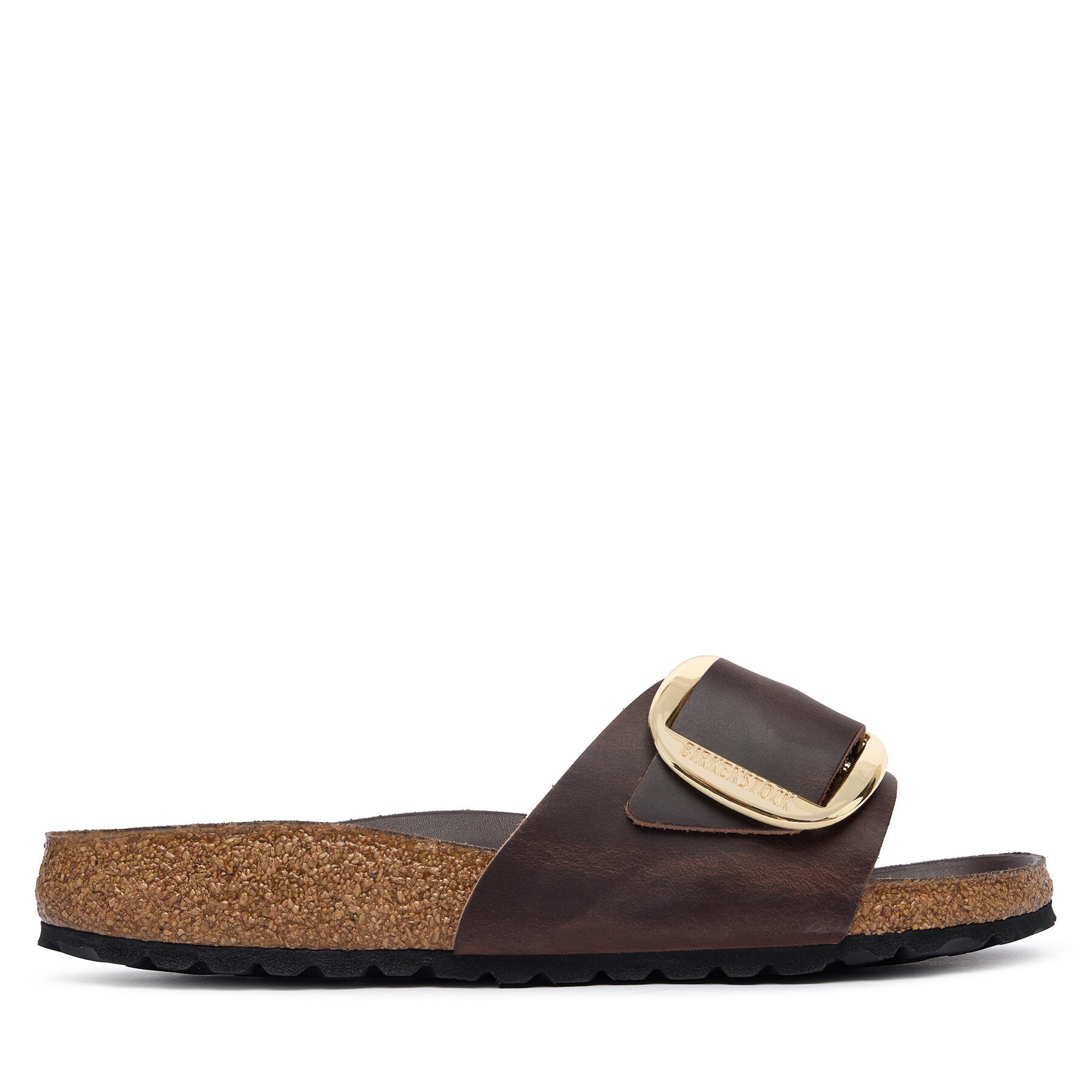Чехли Birkenstock Madrid Big Buckle 1032914 Тъмнокафяв