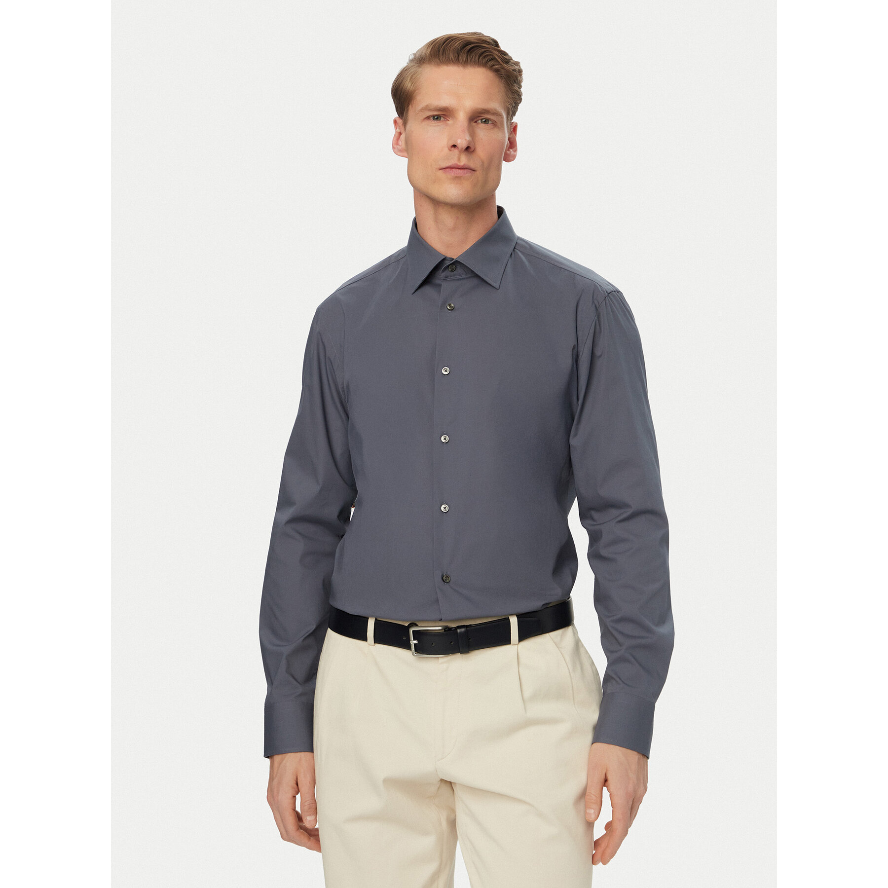 BOSS Hemd H-Hank-Kent-C1-214 50469345 Blau Slim Fit