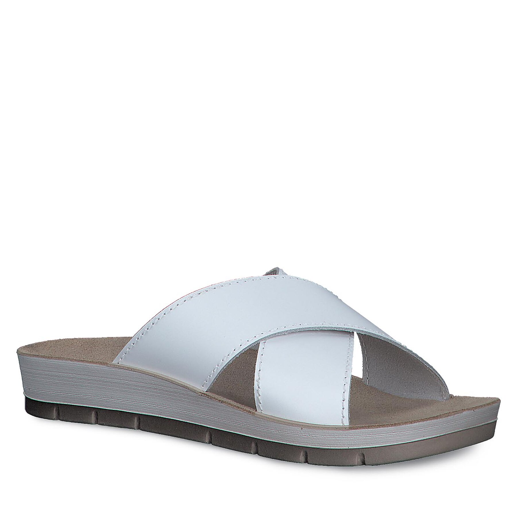 Șlapi Marco Tozzi 2-27410-20 White Nappa 113 epantofi.ro imagine noua